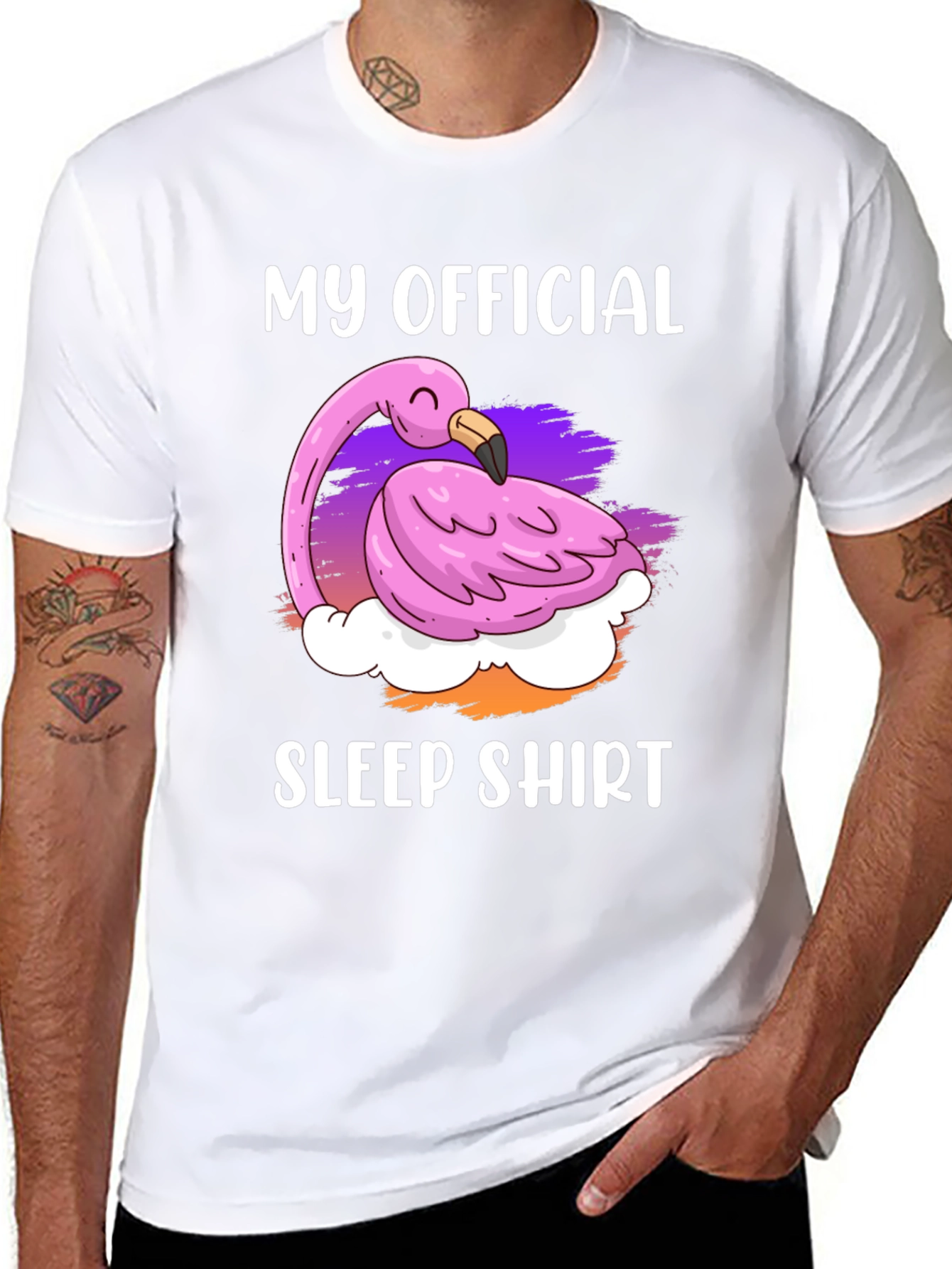 My Official Sleep Shirt Flamingo Tee