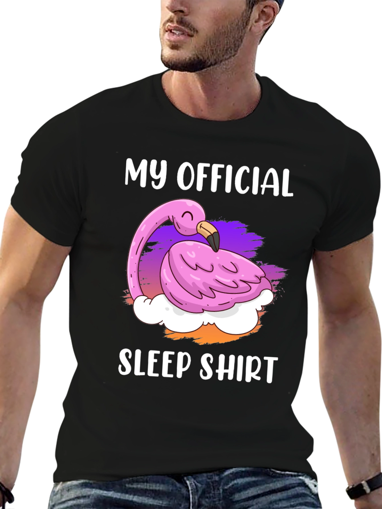 My Official Sleep Shirt Flamingo Tee