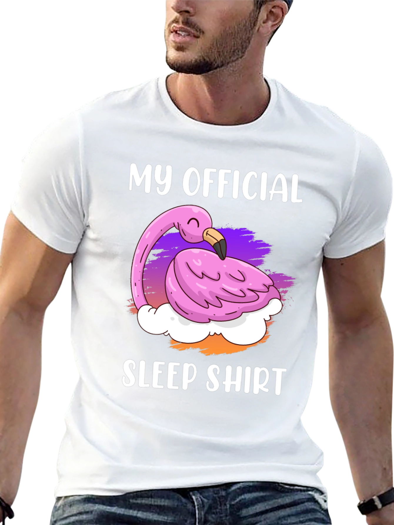 My Official Sleep Shirt Flamingo Tee