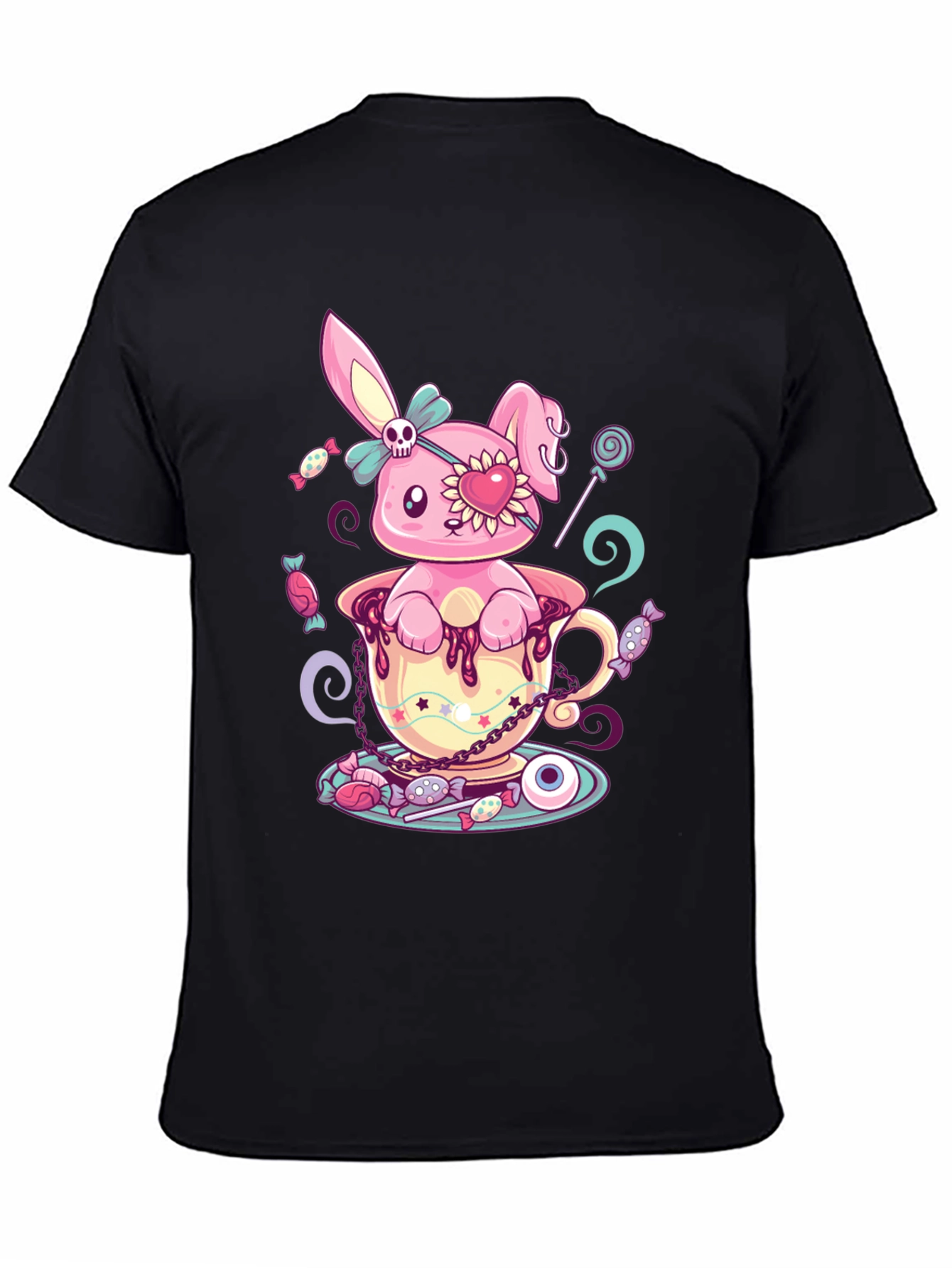 Cute Kawaii Bunny in Teacup T-Shirt