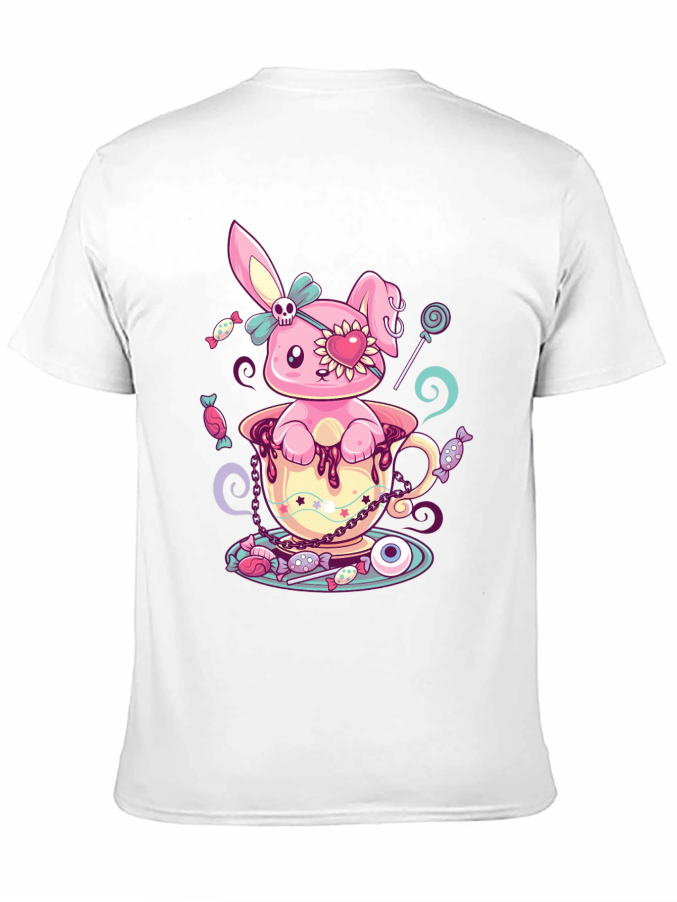 Cute Kawaii Bunny in Teacup T-Shirt