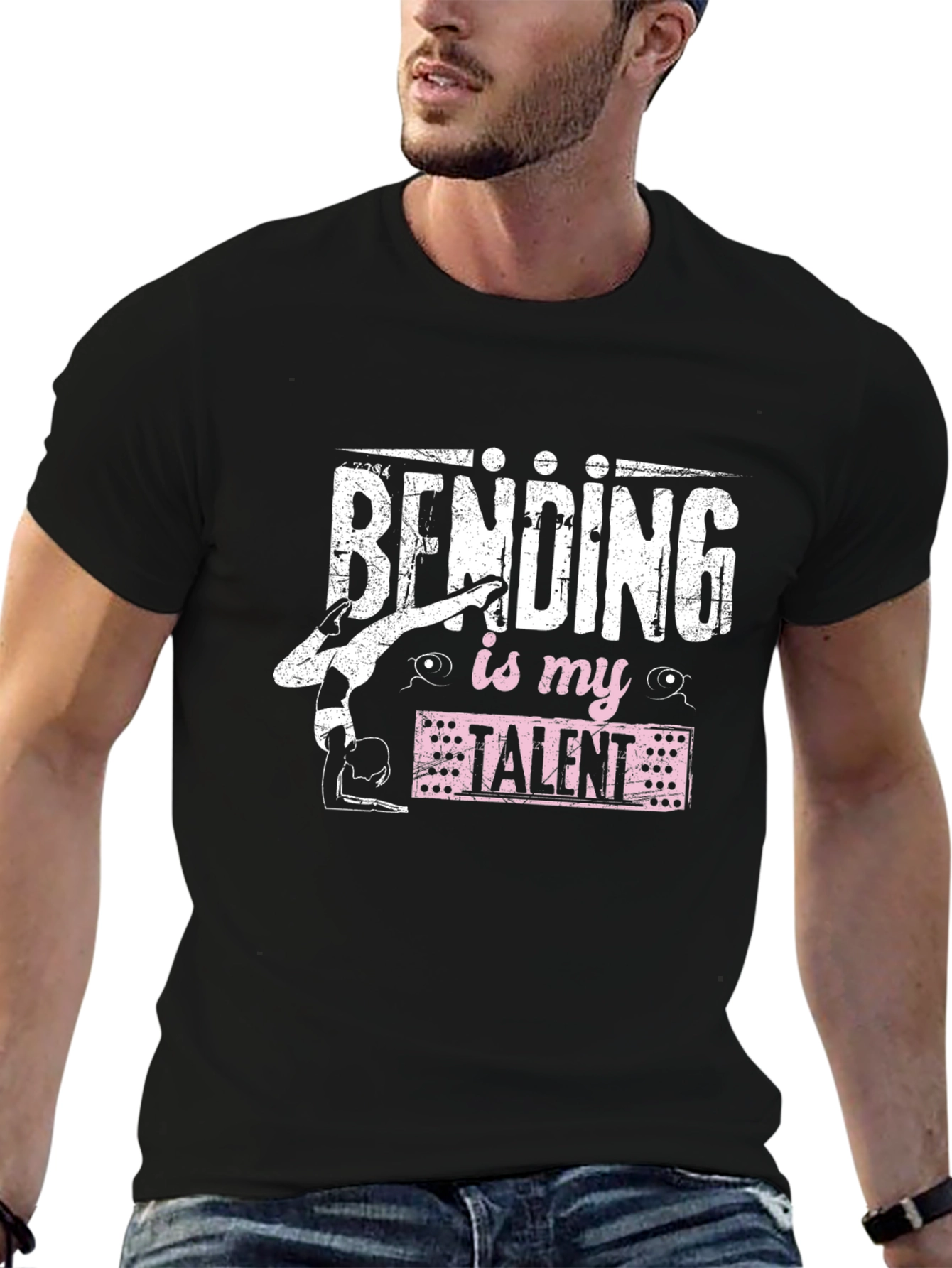 Bending is My Talent Black T-Shirt