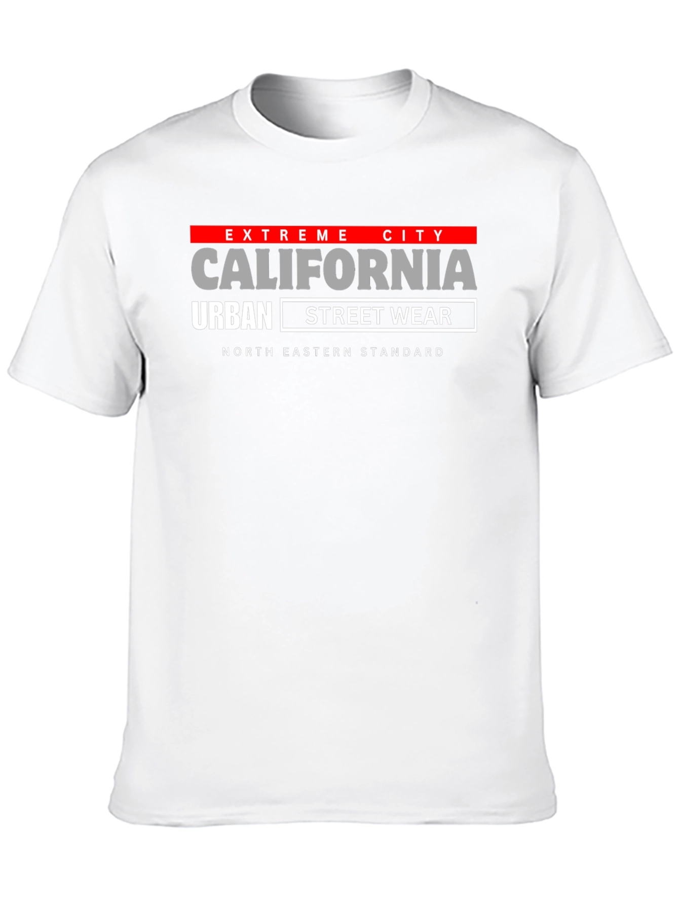 California Urban Street Wear Black T-Shirt
