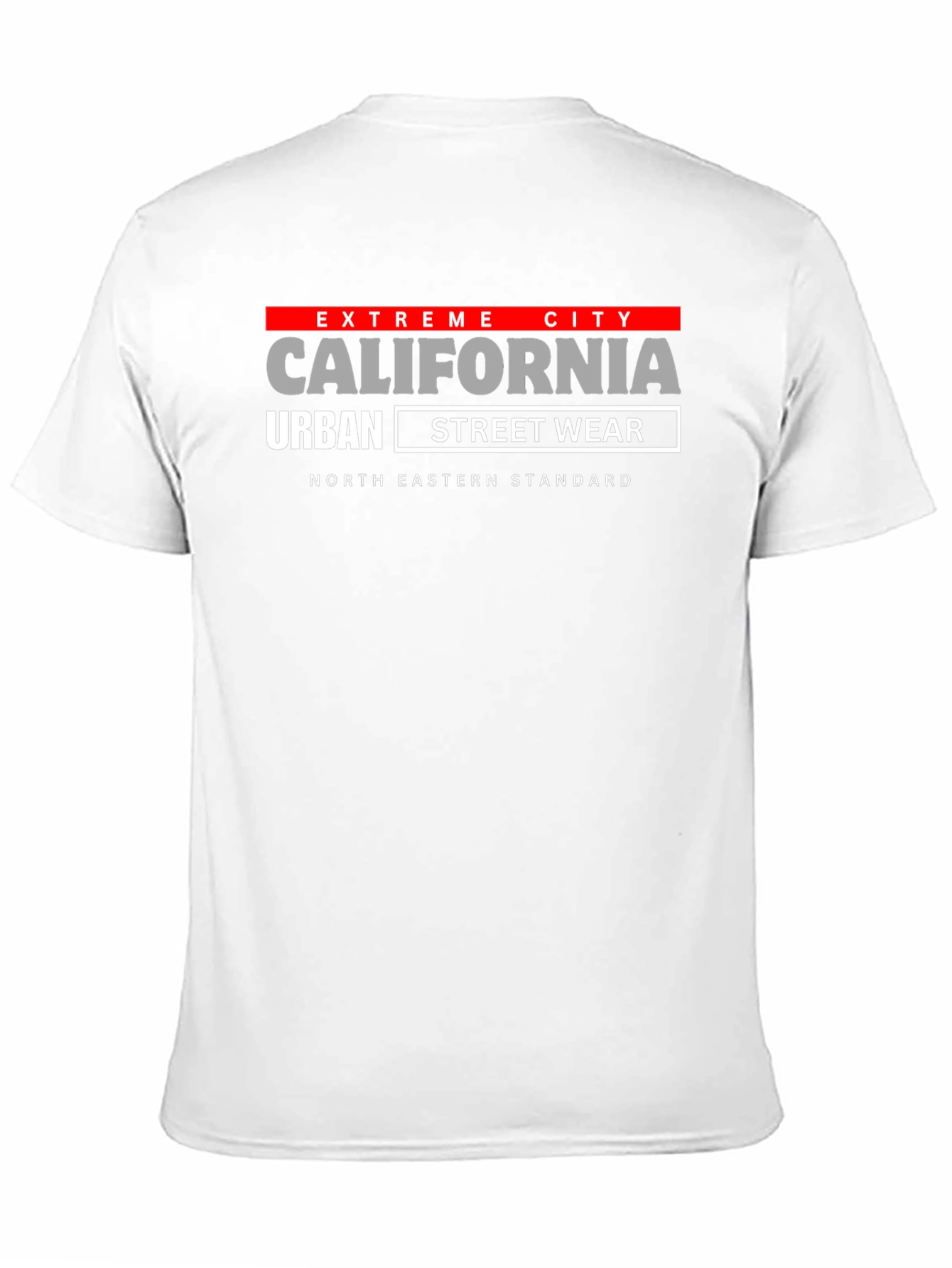 California Urban Street Wear Black T-Shirt