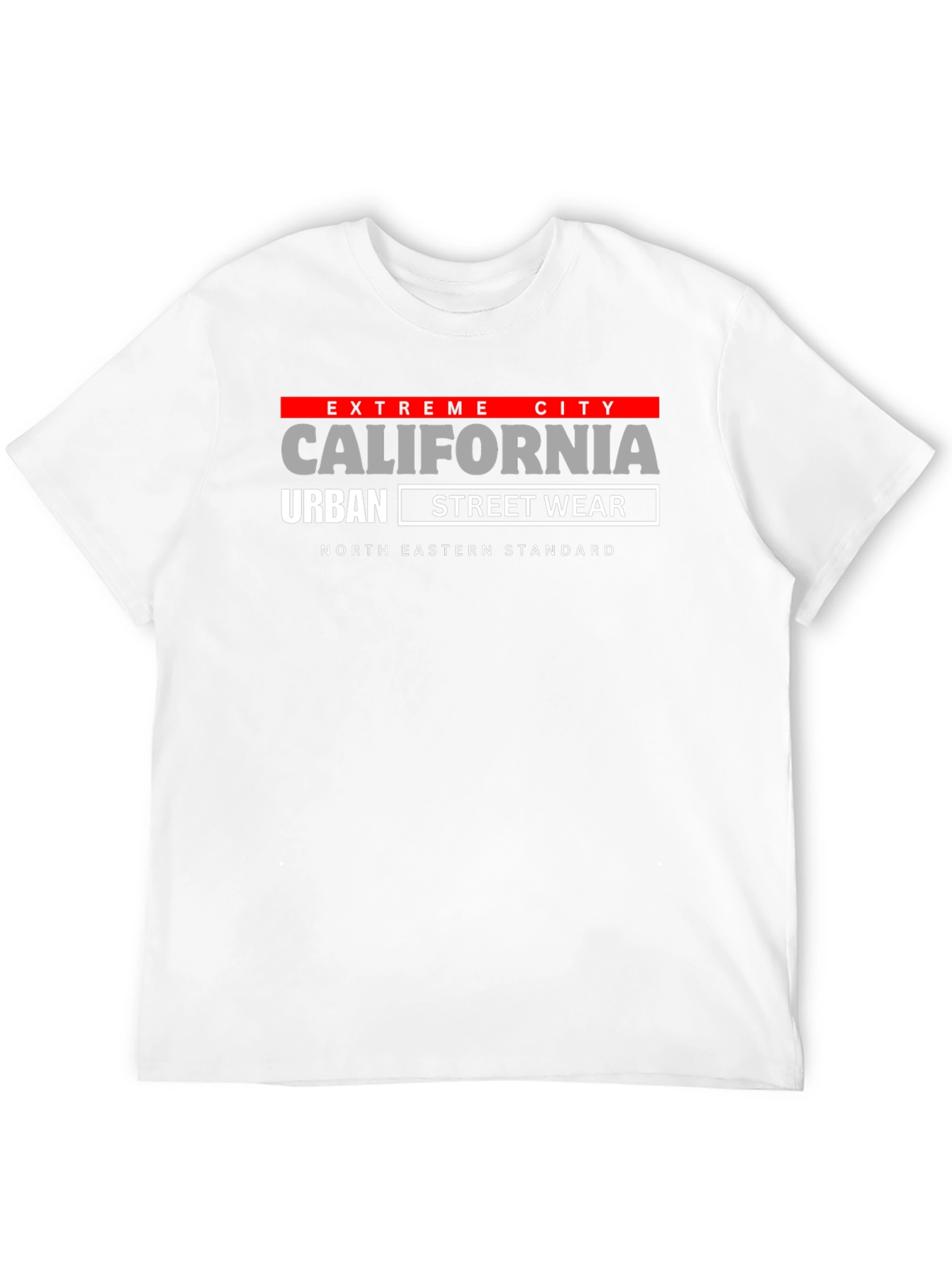 California Urban Street Wear Black T-Shirt