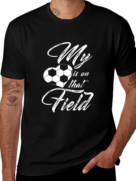 Soccer Mom T-Shirt - My Heart Is On That Field