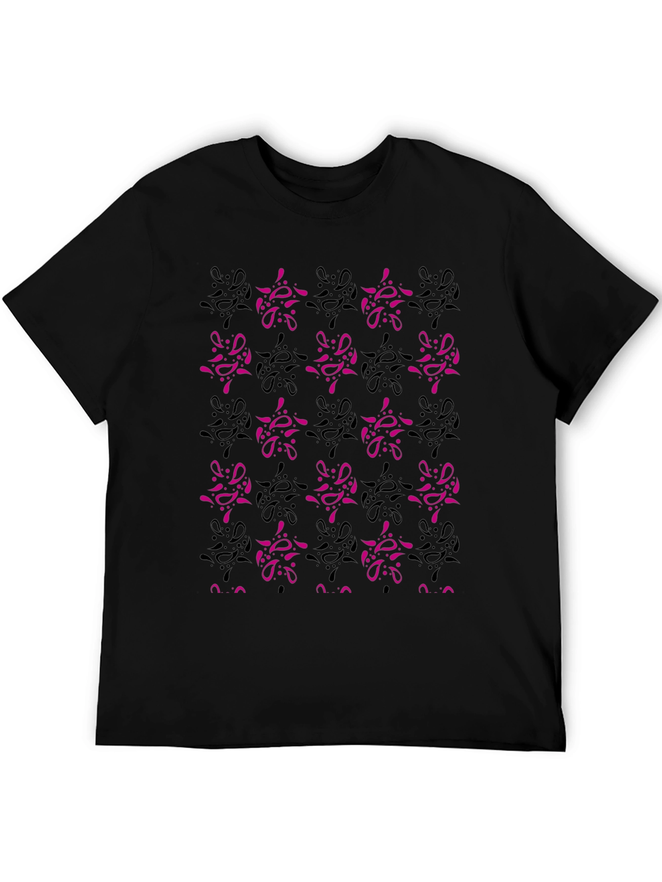 Abstract Paisley Pattern T-Shirt