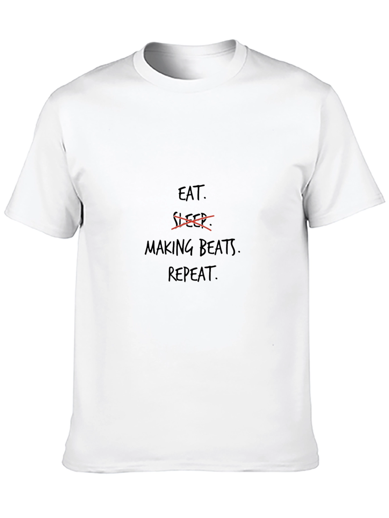 Eat Making Beats Repeat Graphic Tee