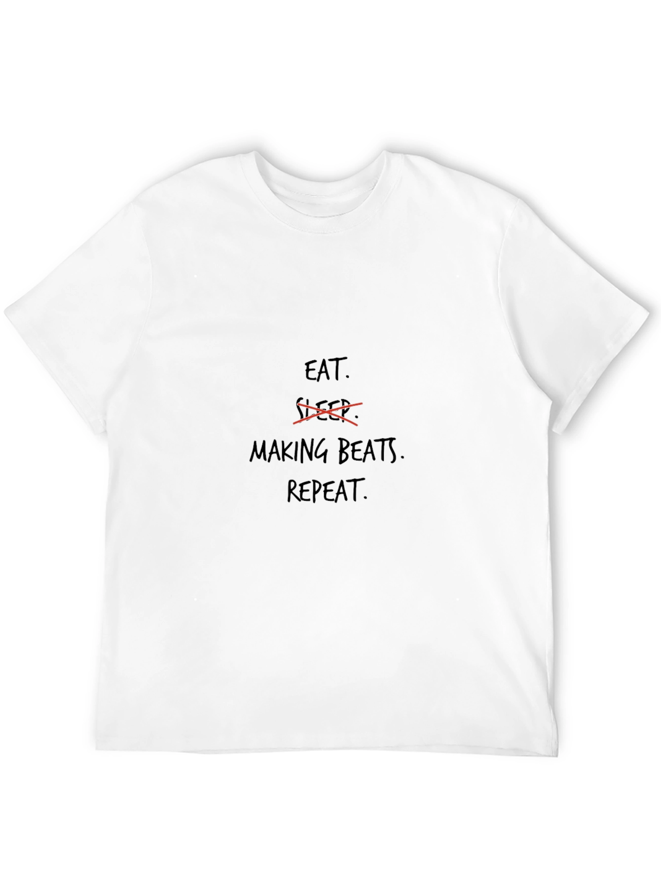 Eat Making Beats Repeat Graphic Tee