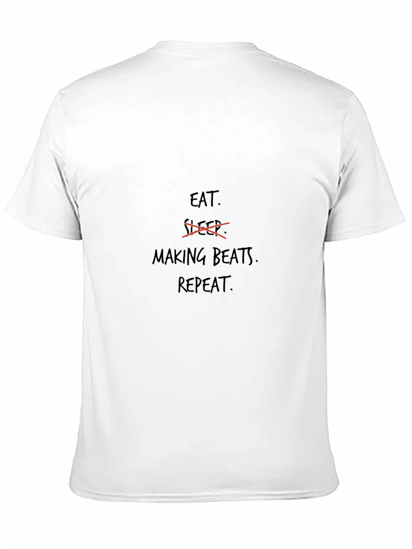 Eat Making Beats Repeat Graphic Tee