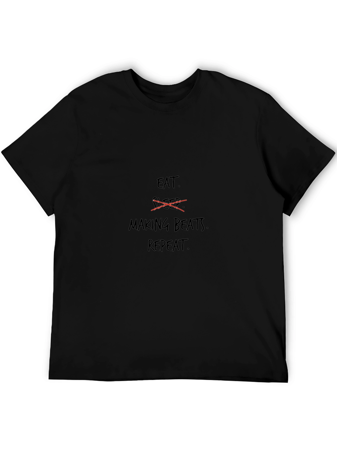Eat Making Beats Repeat Graphic Tee