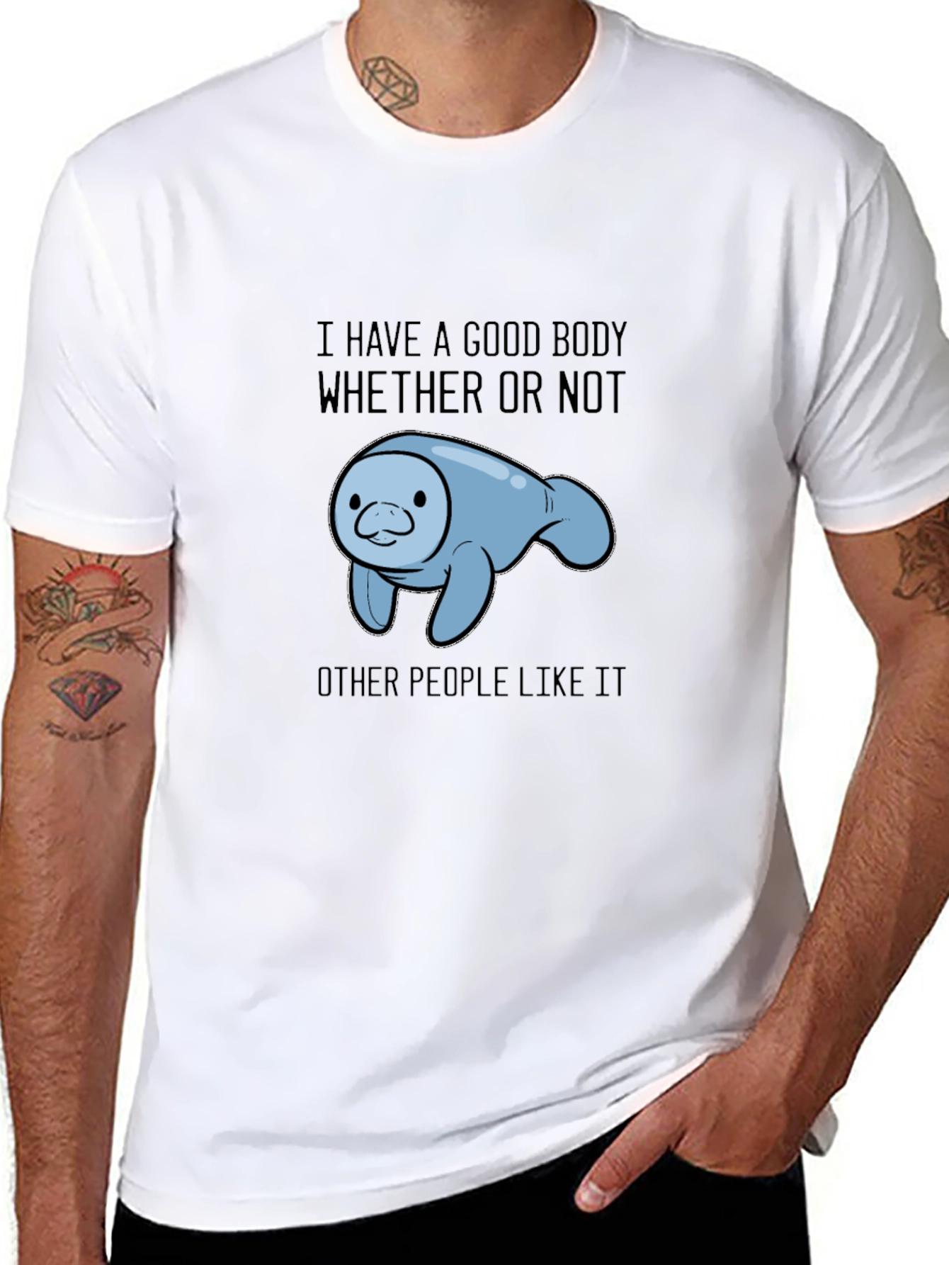 Manatee Body Positivity T-Shirt