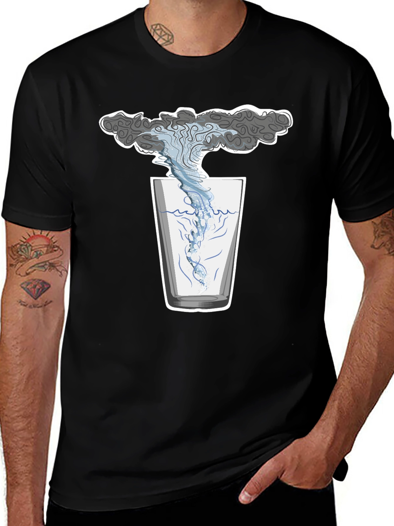 Tornado in a Glass Graphic Tee