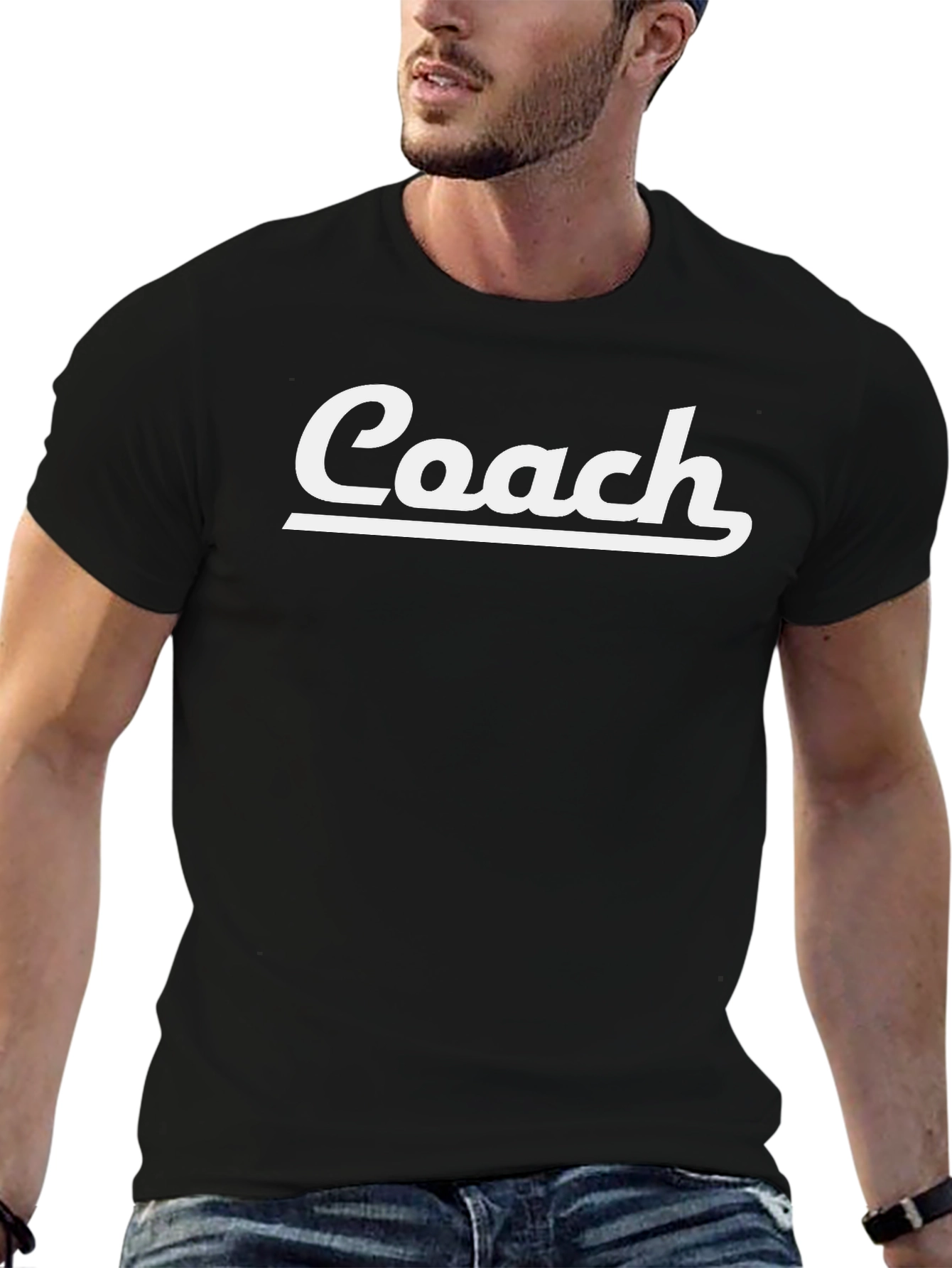 Coach Script T-Shirt - Classic Design
