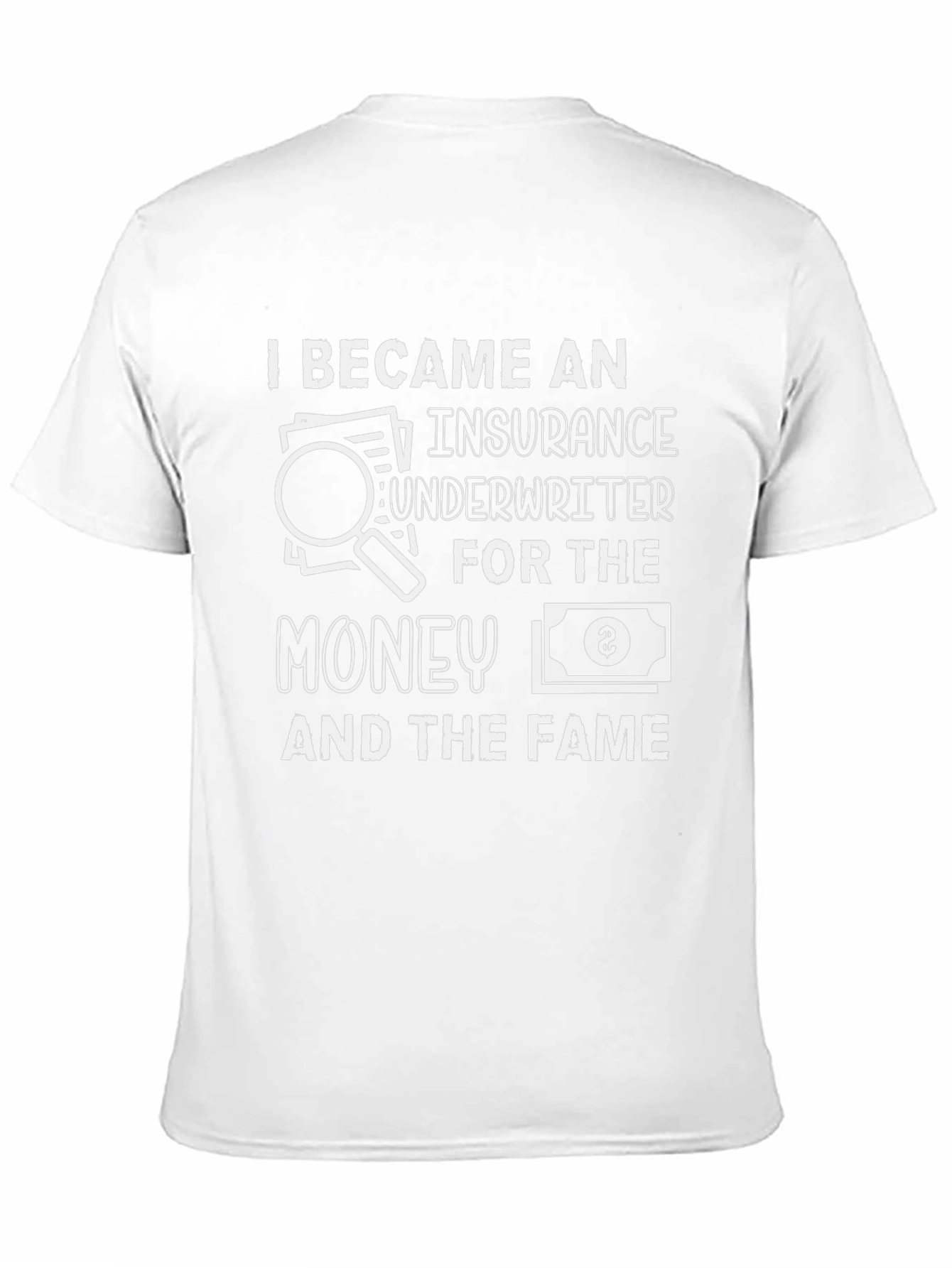 Insurance Underwriter Funny Graphic T-Shirt