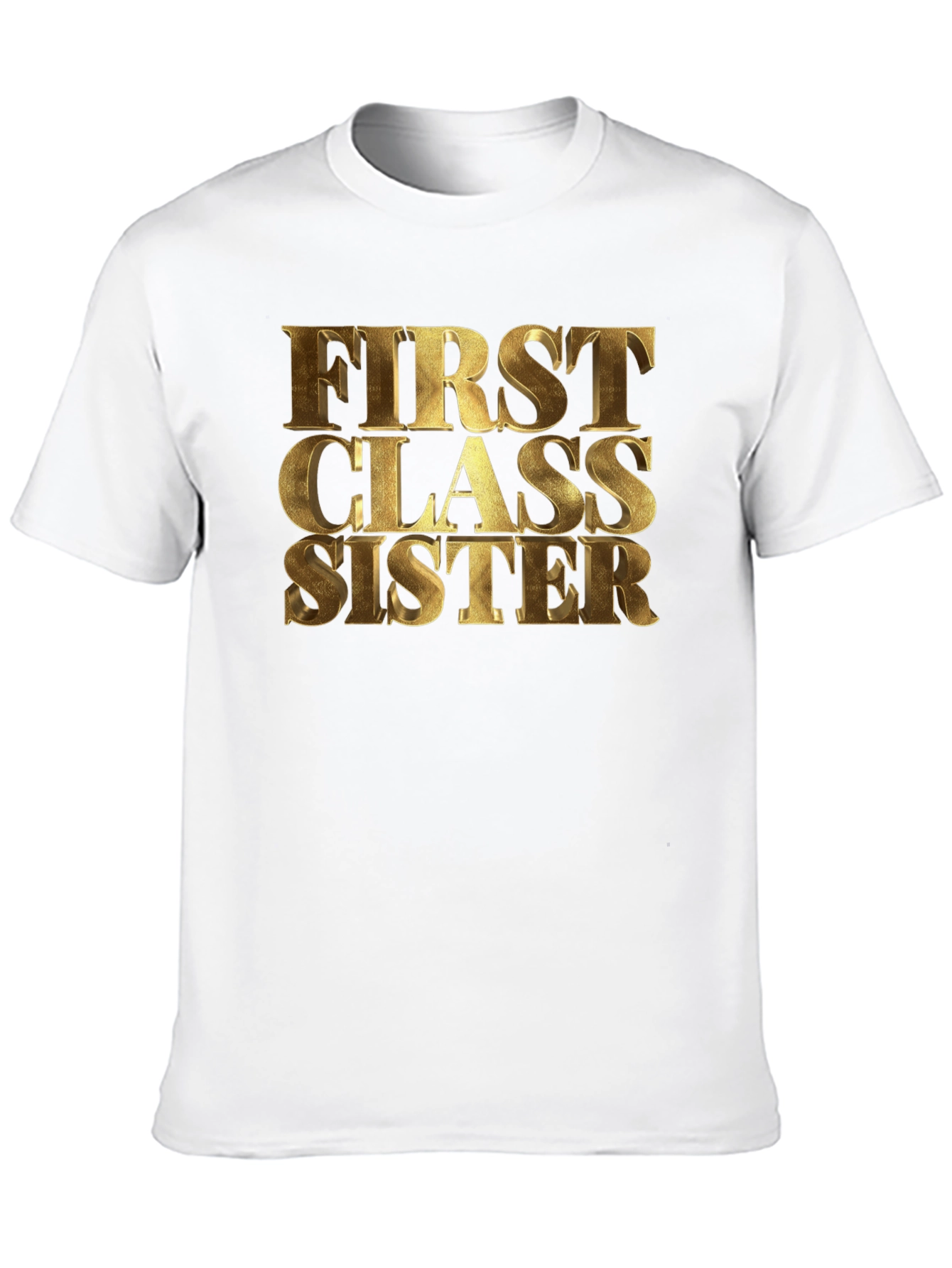 First Class Sister Graphic Tee - Black