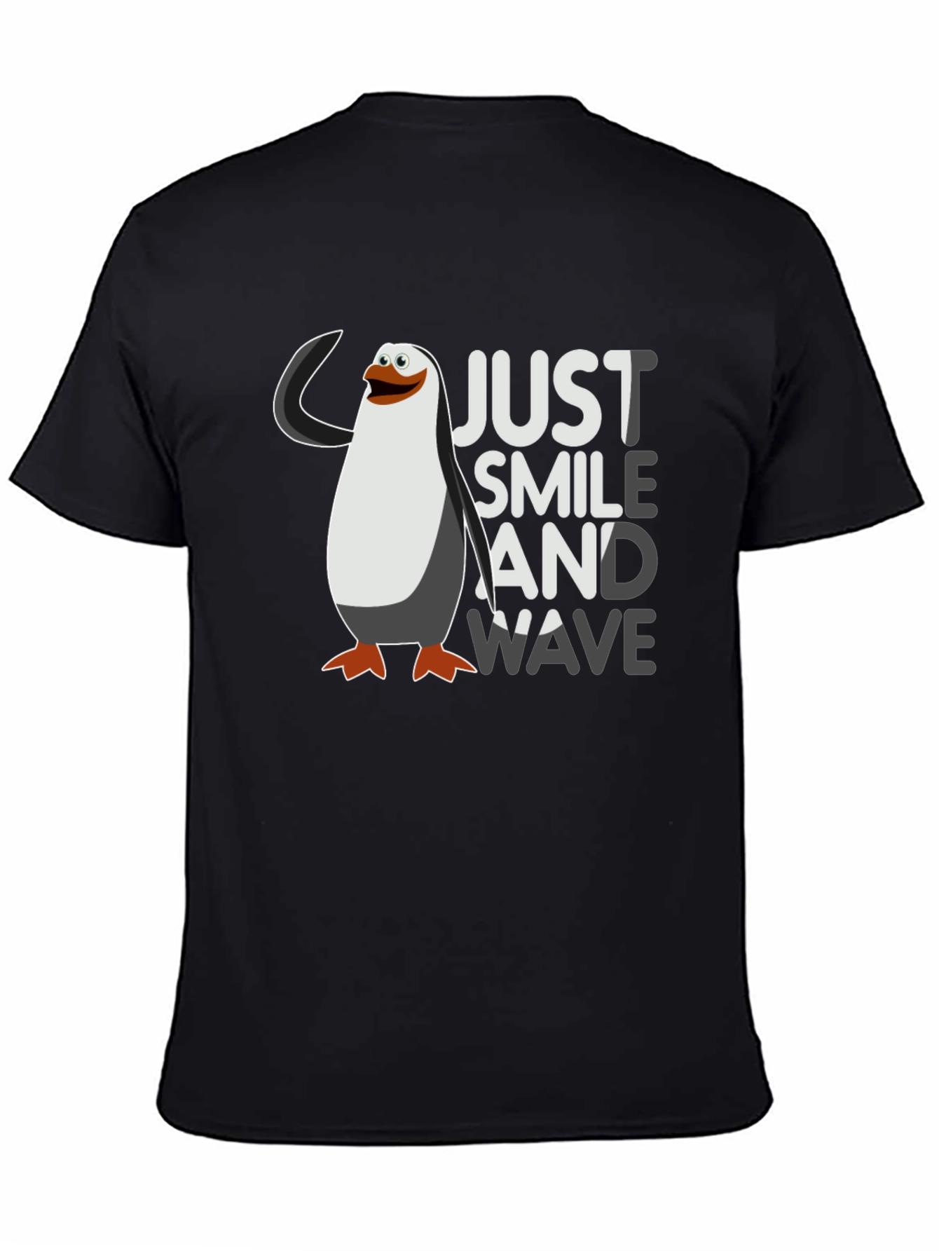 Just Smile and Wave Penguin T-Shirt