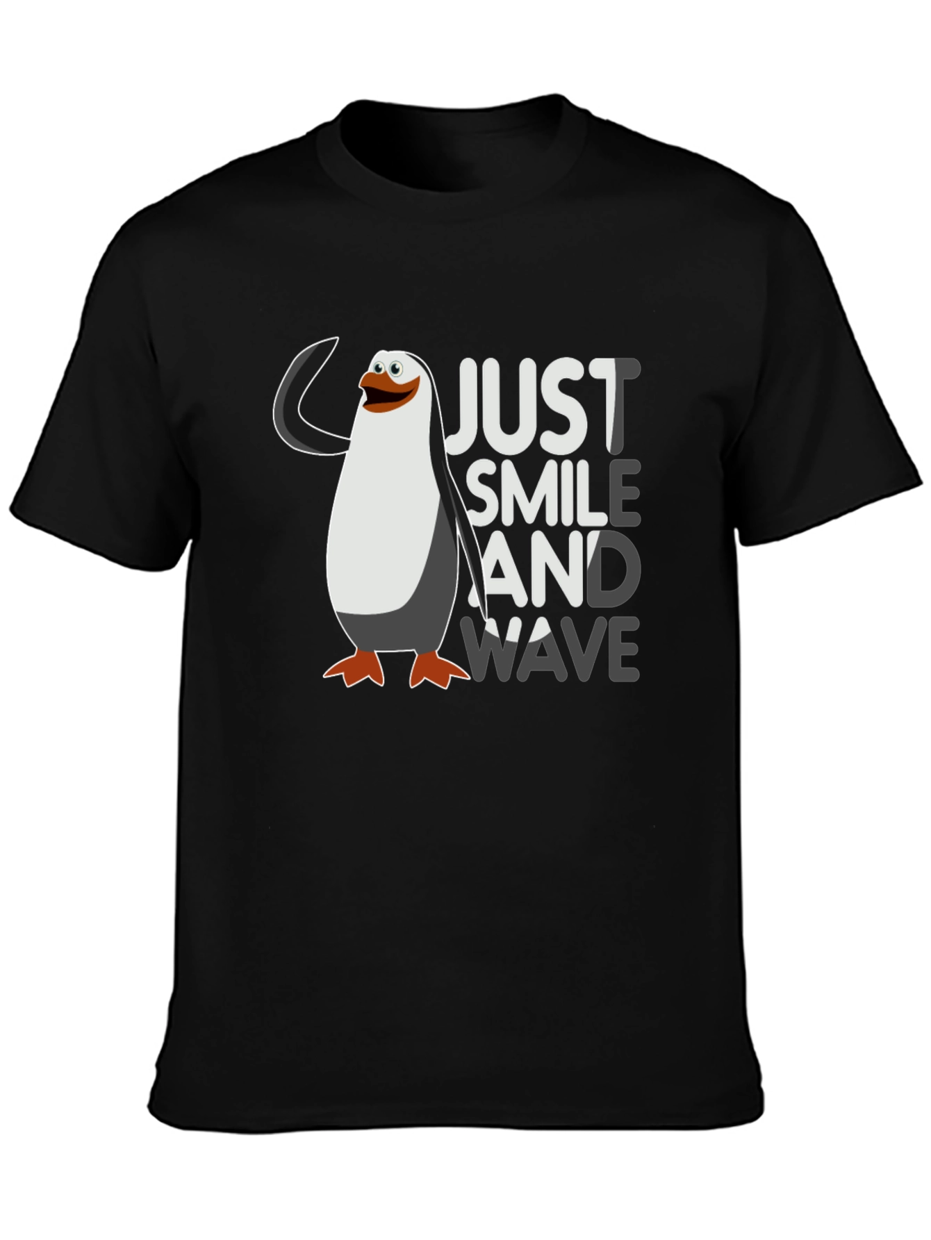 Just Smile and Wave Penguin T-Shirt