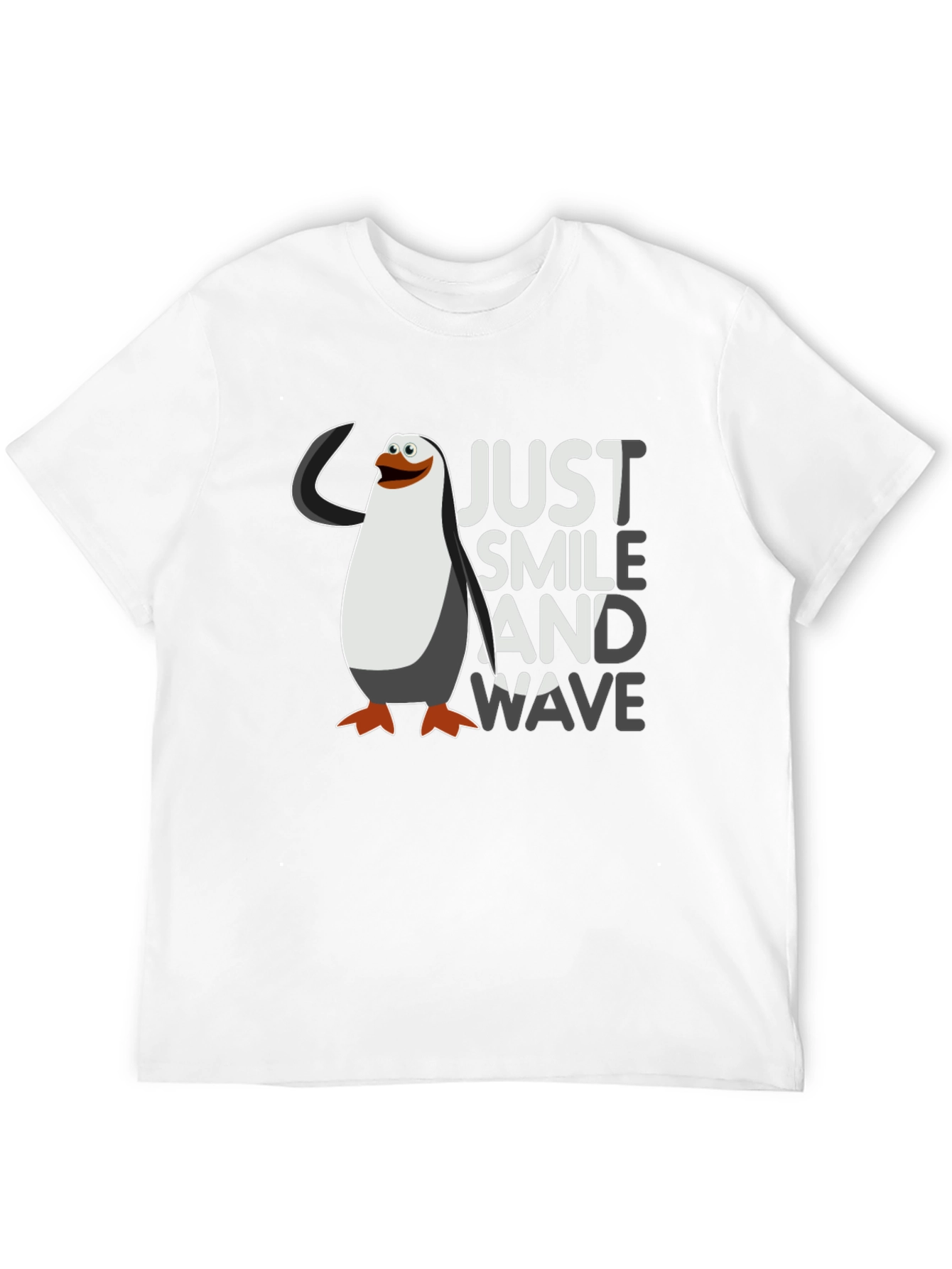 Just Smile and Wave Penguin T-Shirt