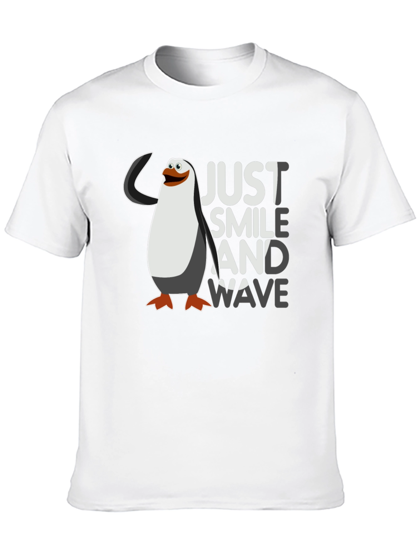 Just Smile and Wave Penguin T-Shirt
