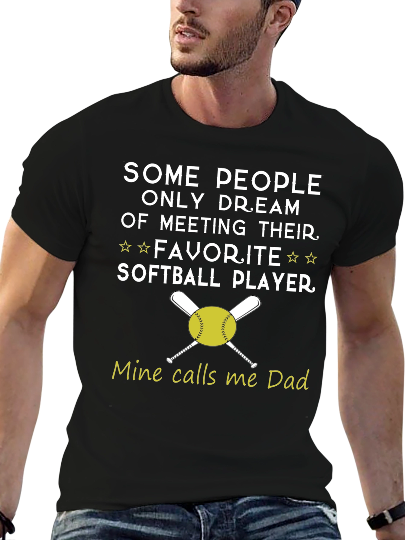 Softball Dad T-Shirt - Favorite Player