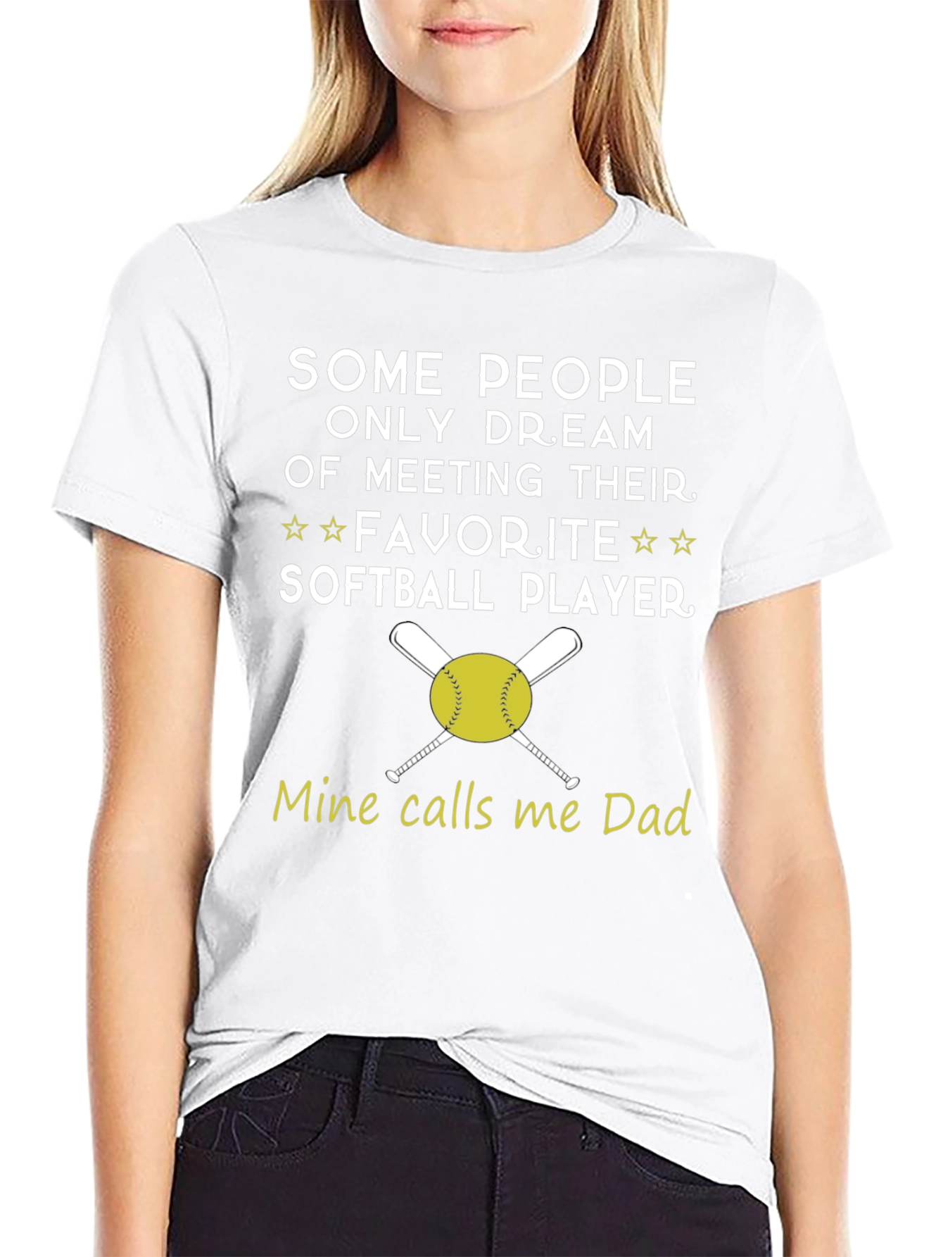 Softball Dad T-Shirt - Favorite Player