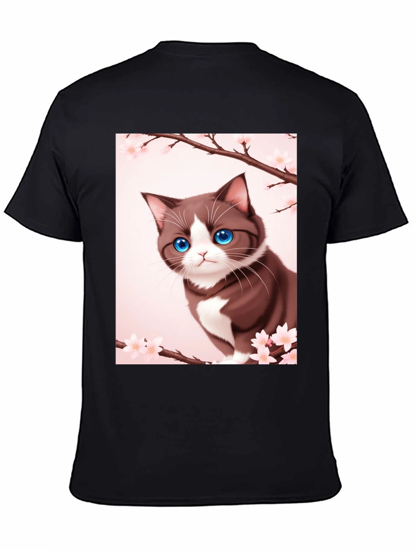 Anime Cat Blossom T-Shirt