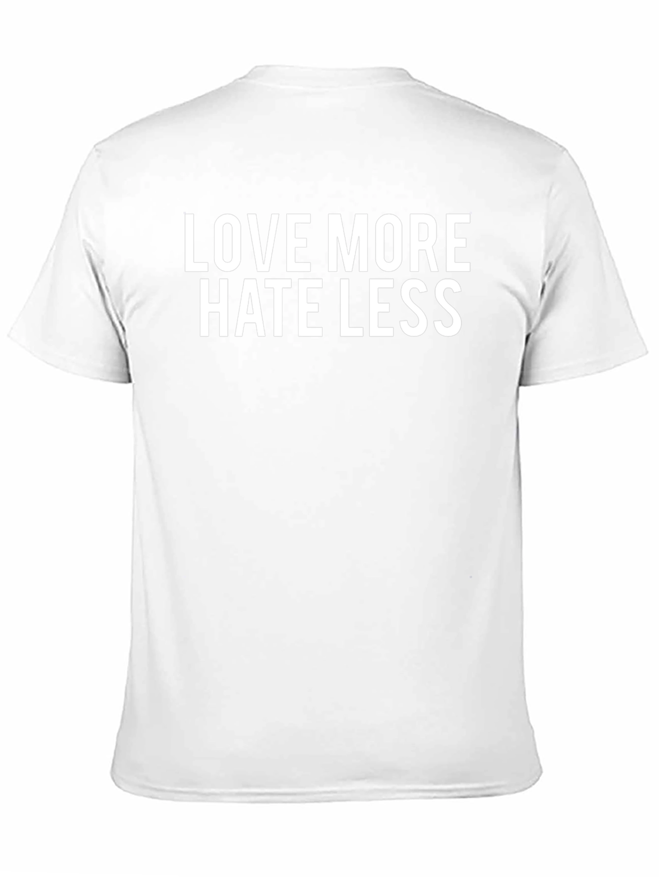 Love More Hate Less Graphic T-Shirt
