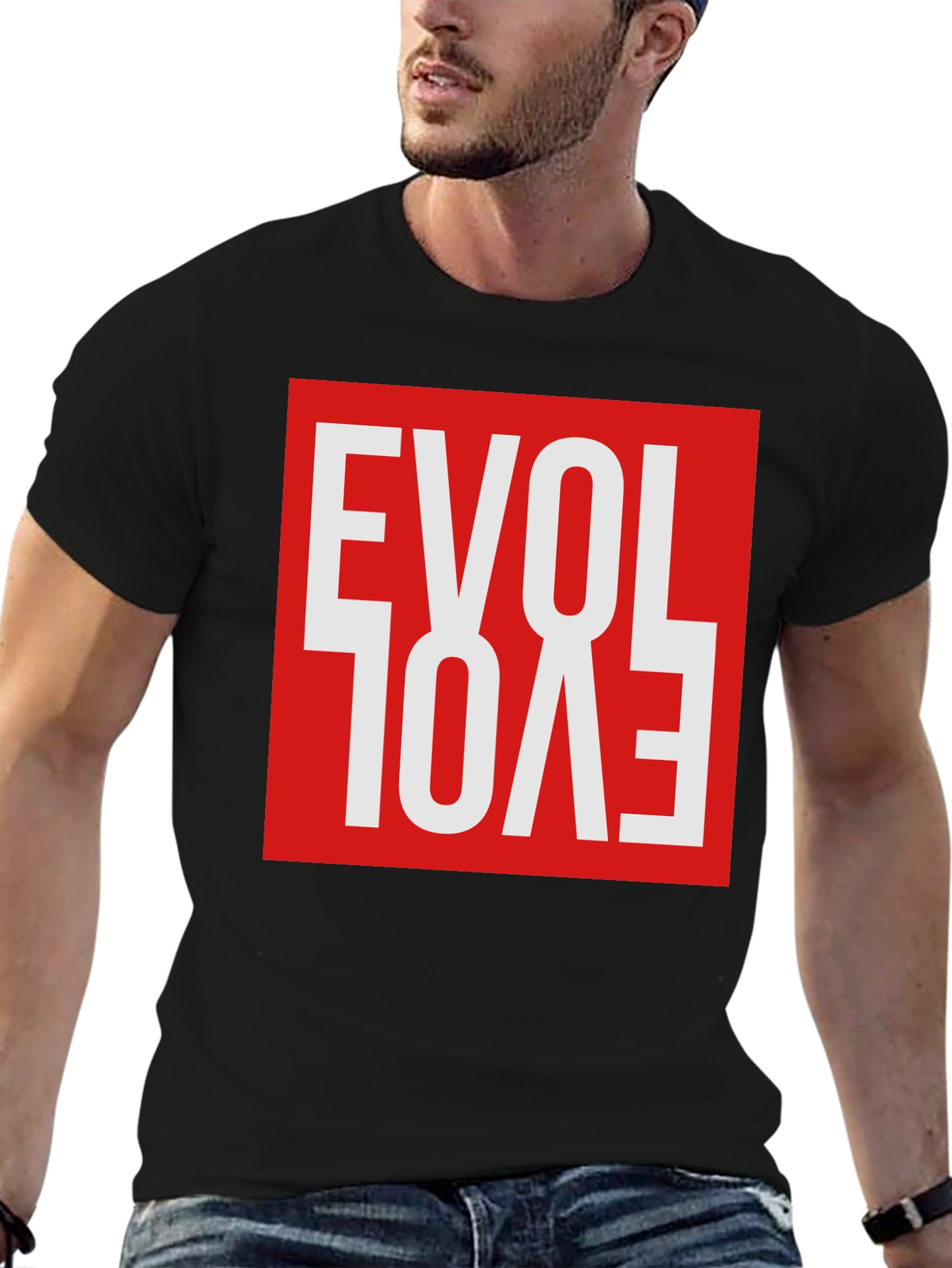 Evol Love Graphic Tee - Retro Style