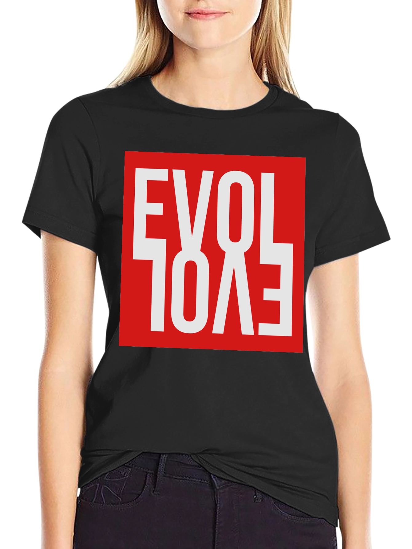 Evol Love Graphic Tee - Retro Style