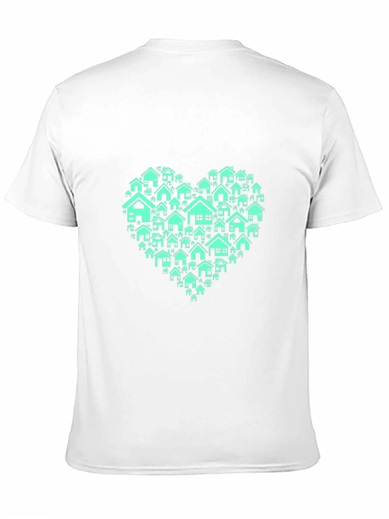 Heart of Homes Graphic T-Shirt - Black