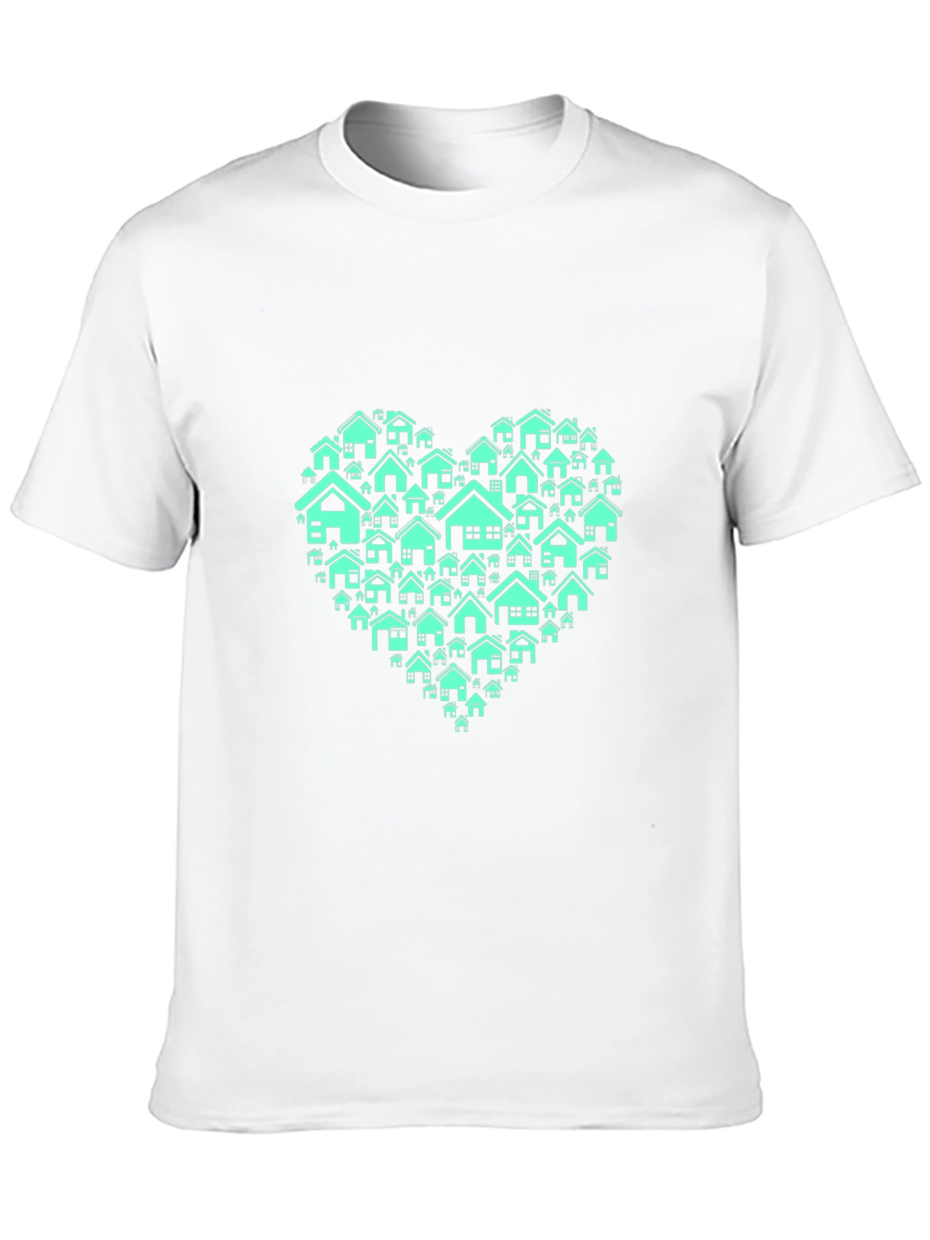 Heart of Homes Graphic T-Shirt - Black