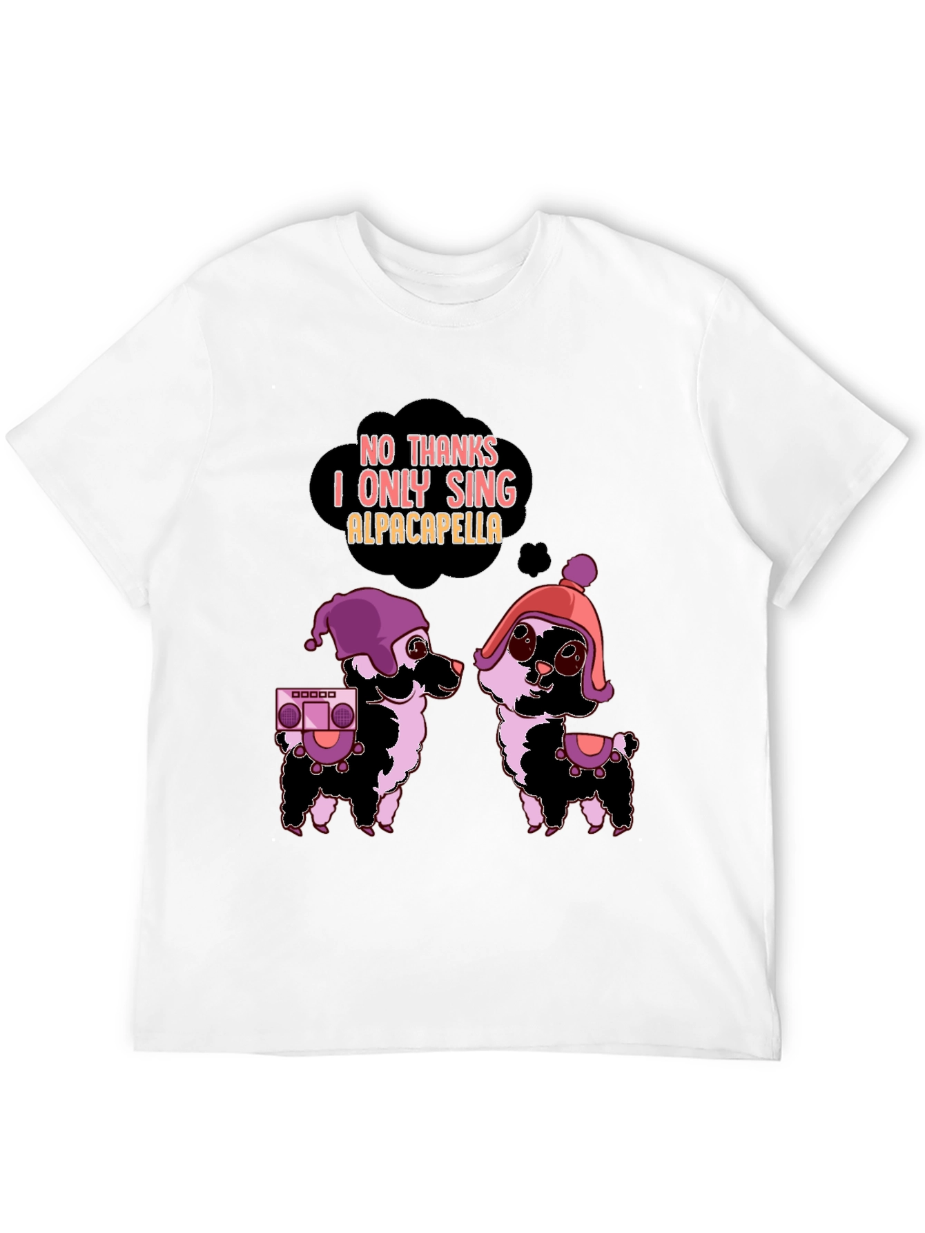 Alpacapella Funny Graphic Tee