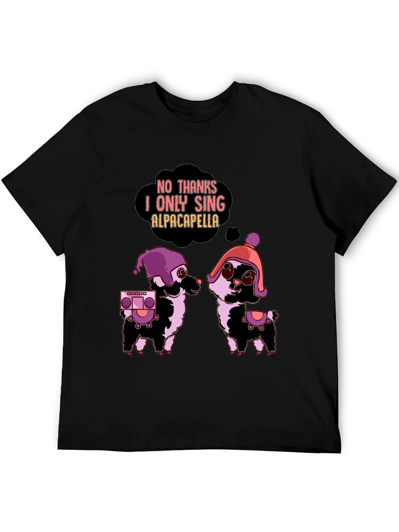 Alpacapella Funny Graphic Tee