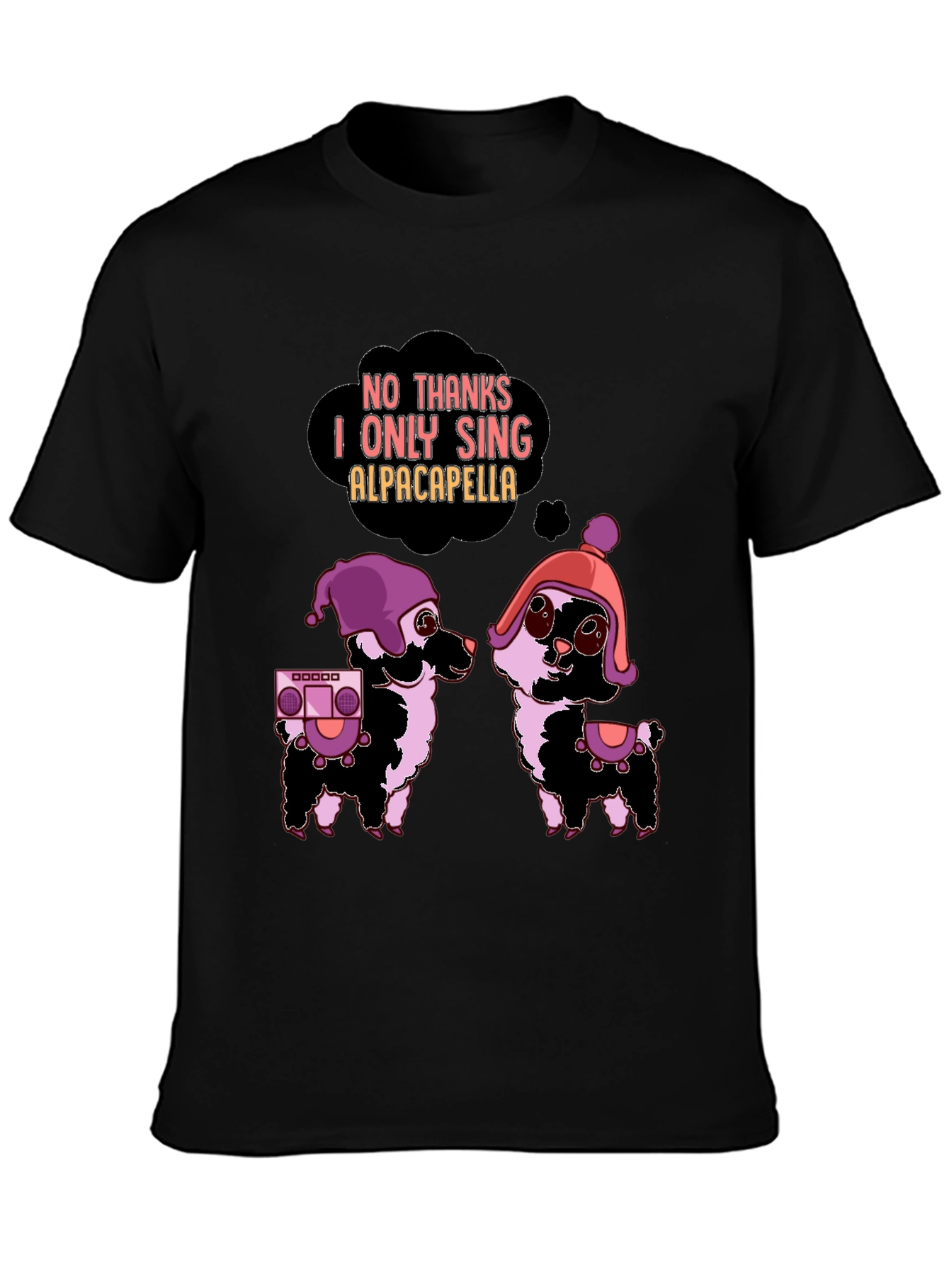 Alpacapella Funny Graphic Tee