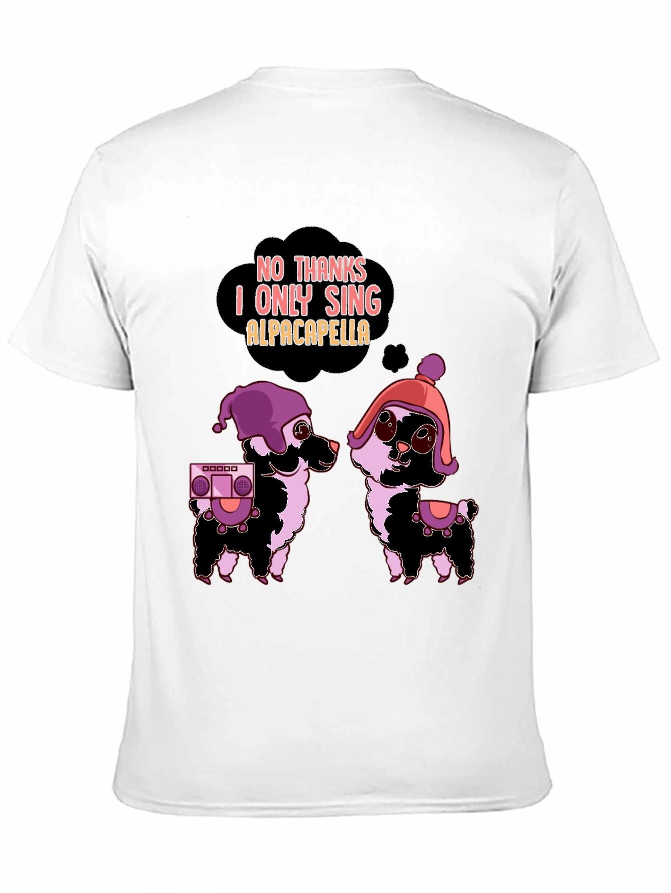 Alpacapella Funny Graphic Tee