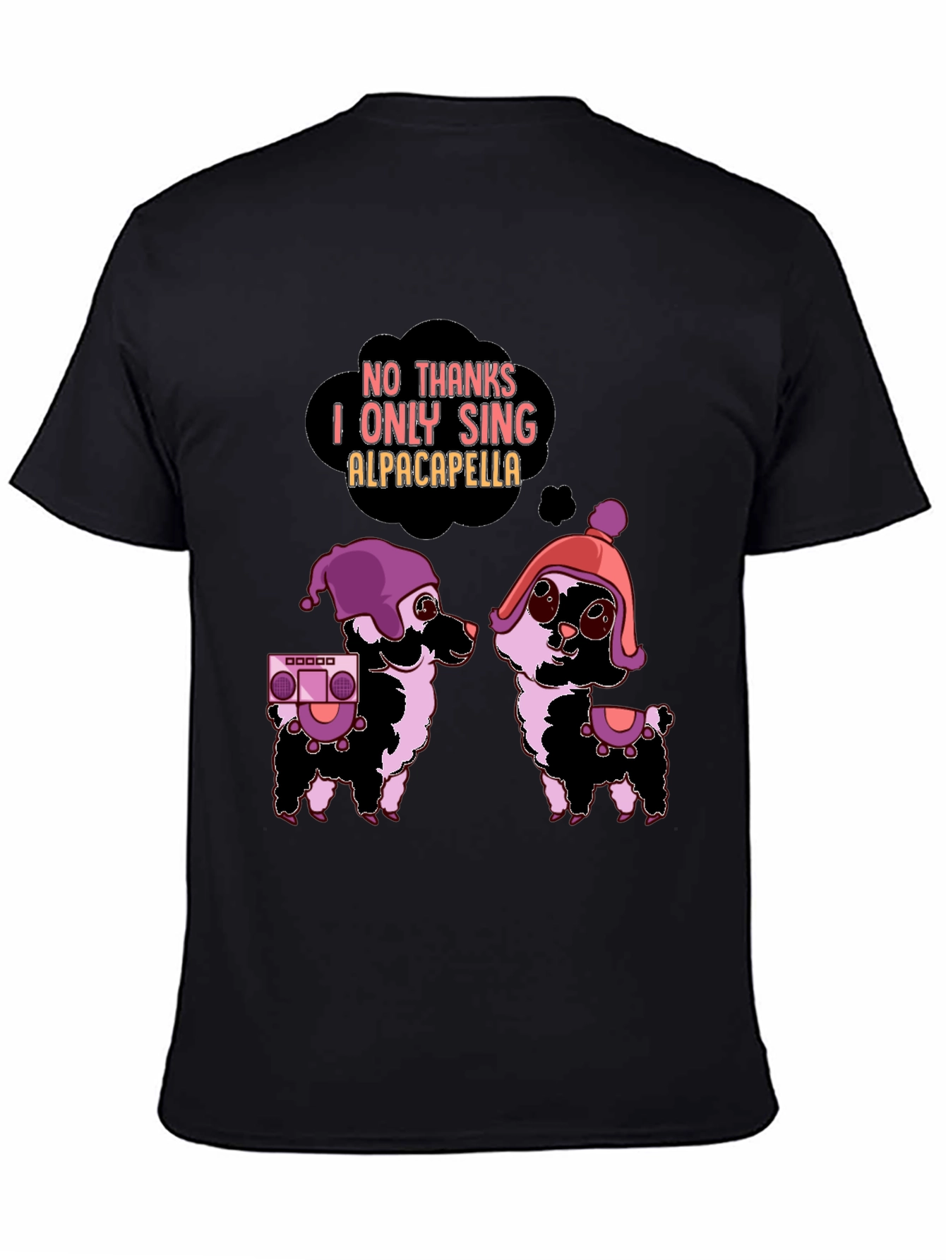 Alpacapella Funny Graphic Tee