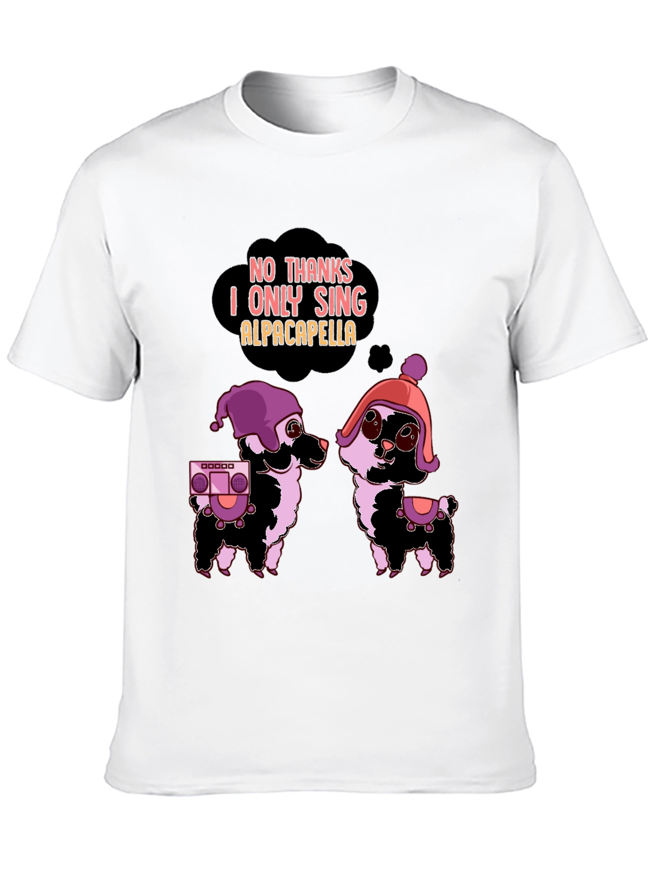 Alpacapella Funny Graphic Tee