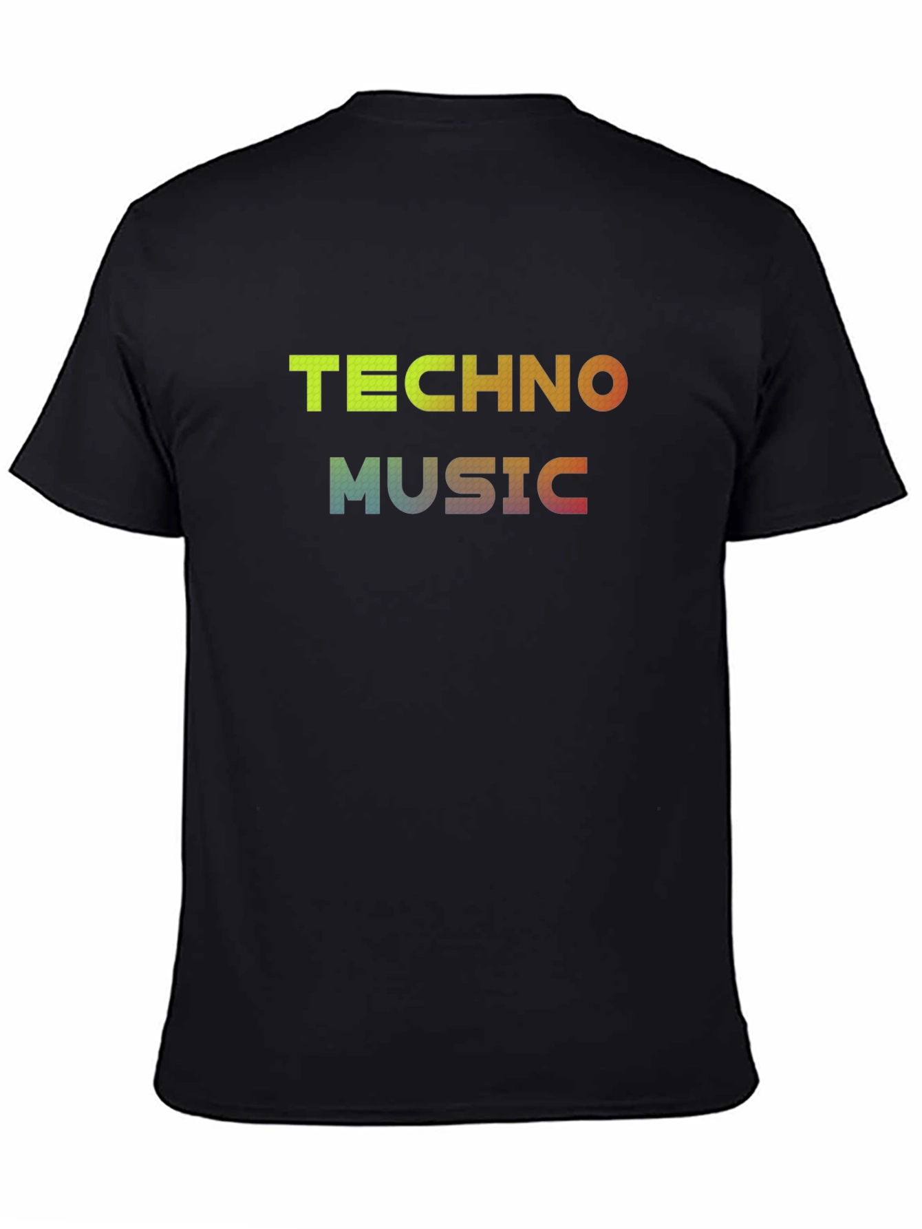 Techno Music Black T-Shirt