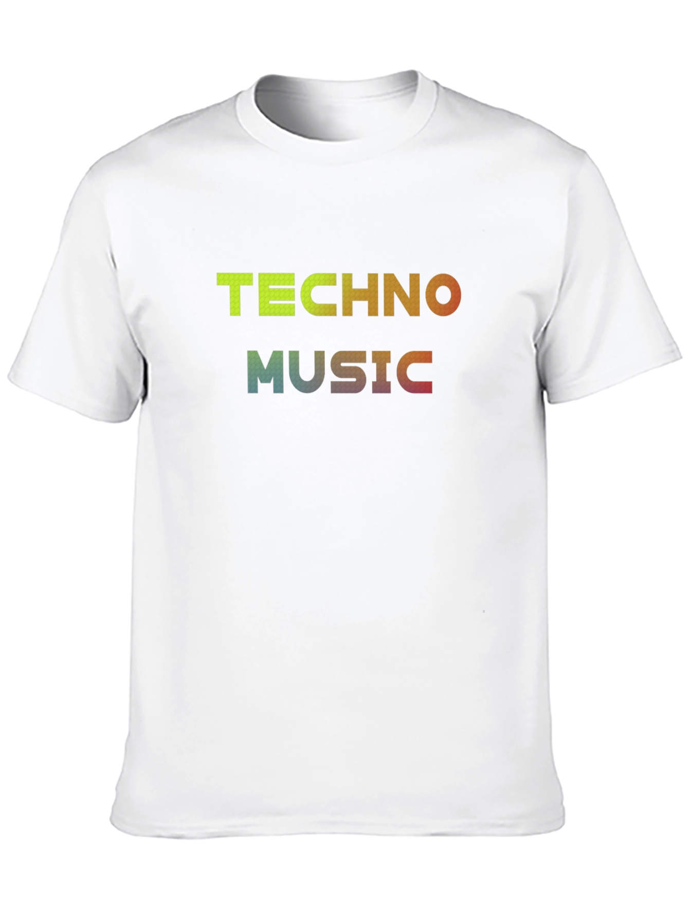 Techno Music Black T-Shirt