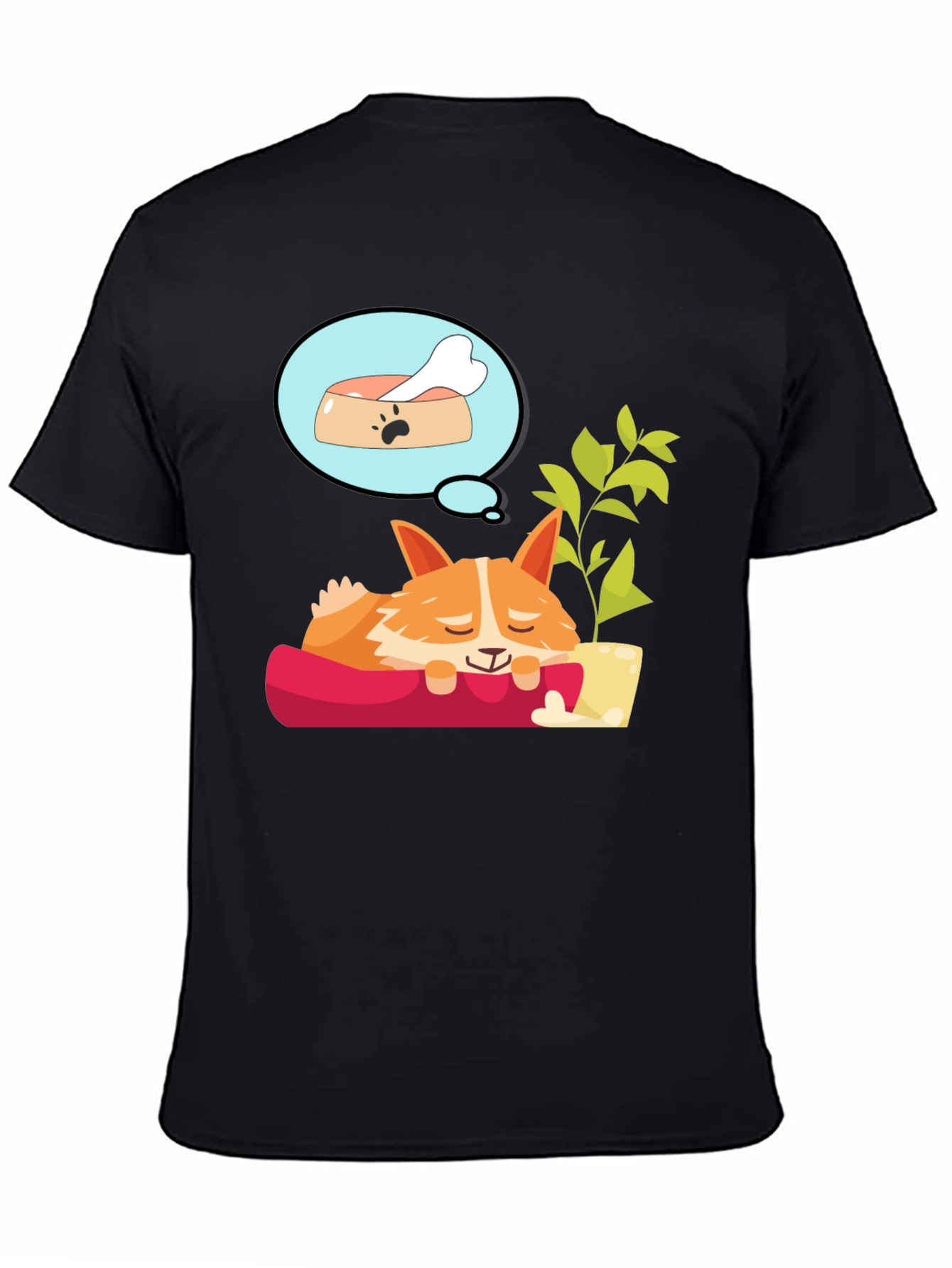 Dreaming Corgi T-Shirt - Relaxed Fit