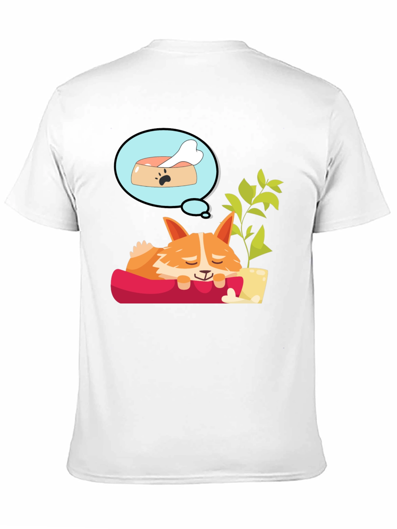 Dreaming Corgi T-Shirt - Relaxed Fit