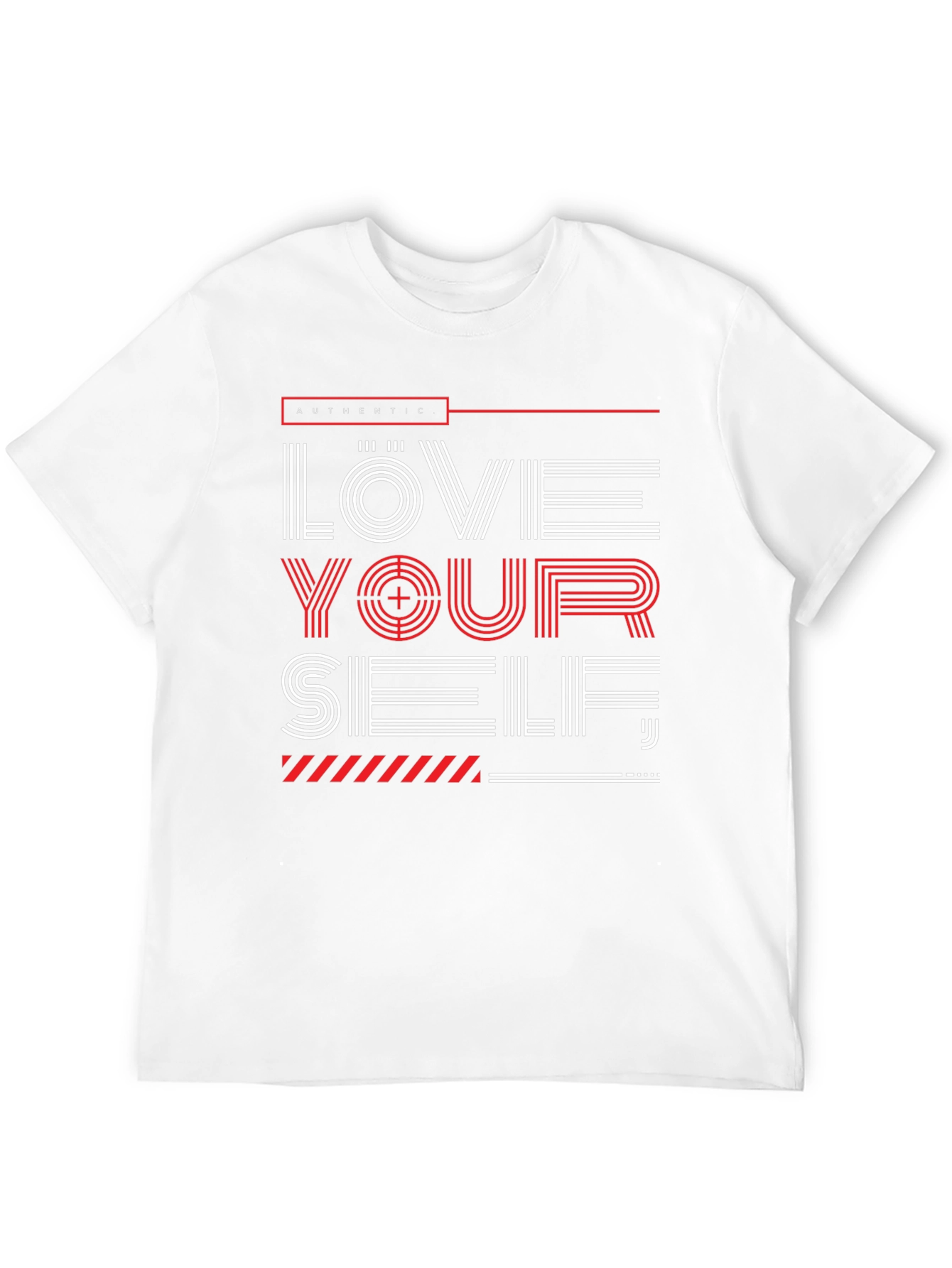 Love Yourself Graphic Print Black T-Shirt