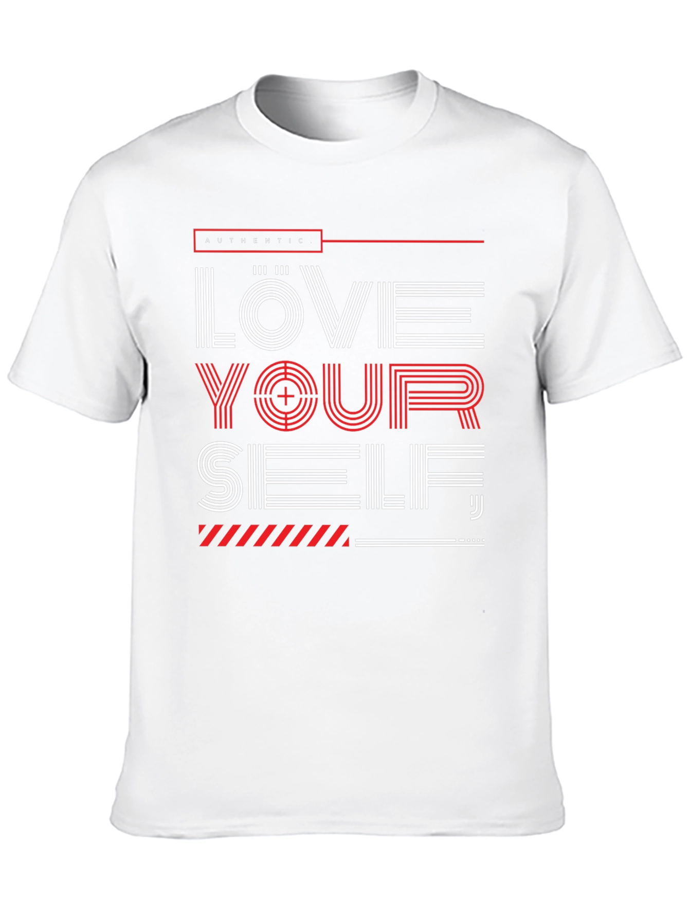 Love Yourself Graphic Print Black T-Shirt