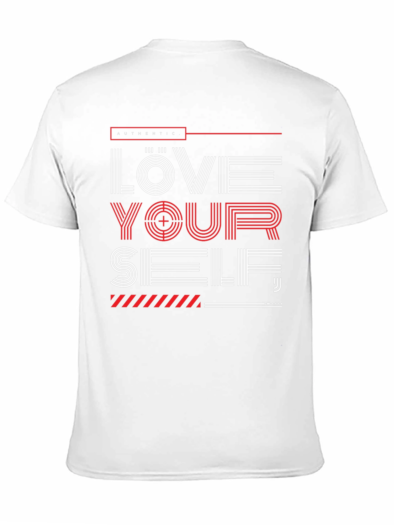 Love Yourself Graphic Print Black T-Shirt