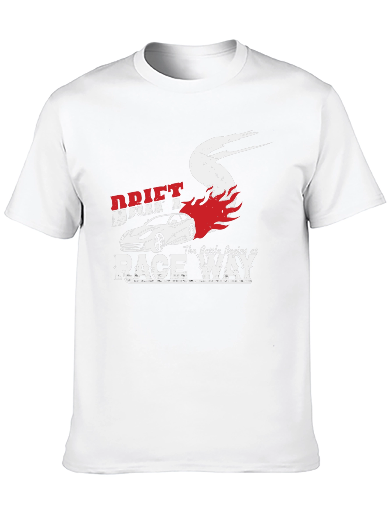 Drift Race Way Graphic Tee - Car Enthusiast T-Shirt