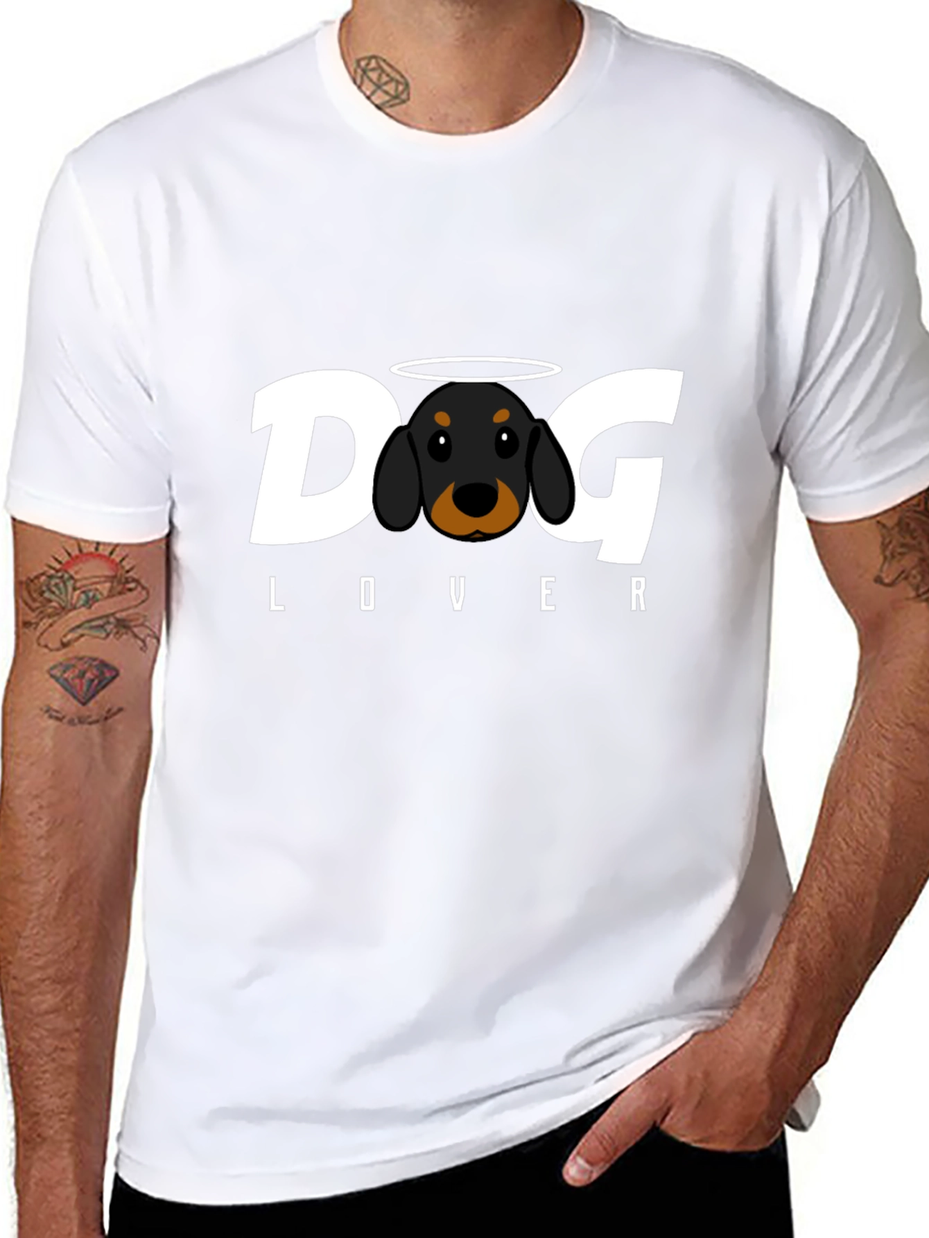 Dog Lover T-Shirt - Cute Dachshund Graphic Tee