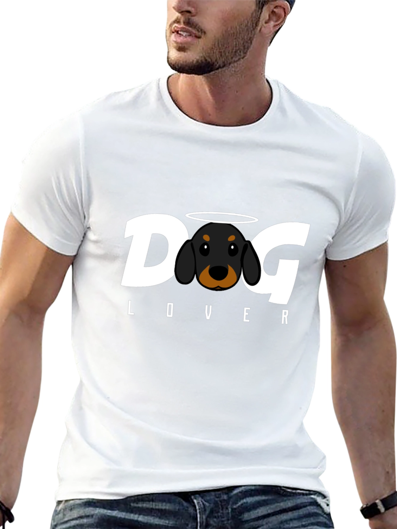 Dog Lover T-Shirt - Cute Dachshund Graphic Tee