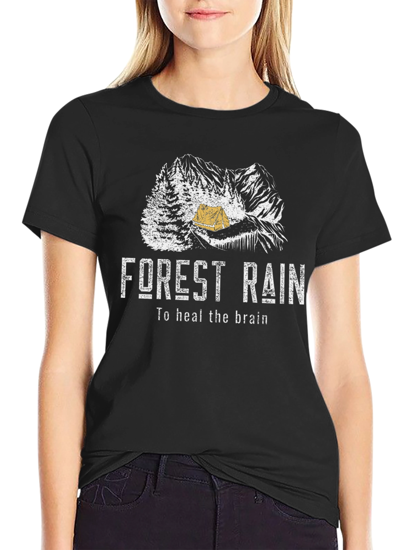 Forest Rain T-Shirt - Heal the Brain