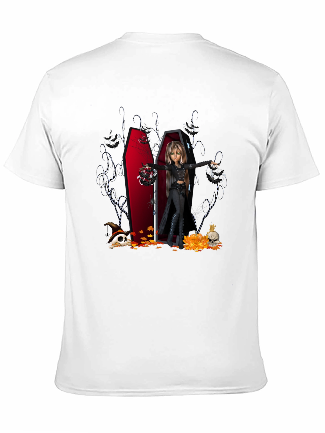 Gothic Vampire T-Shirt Halloween Theme